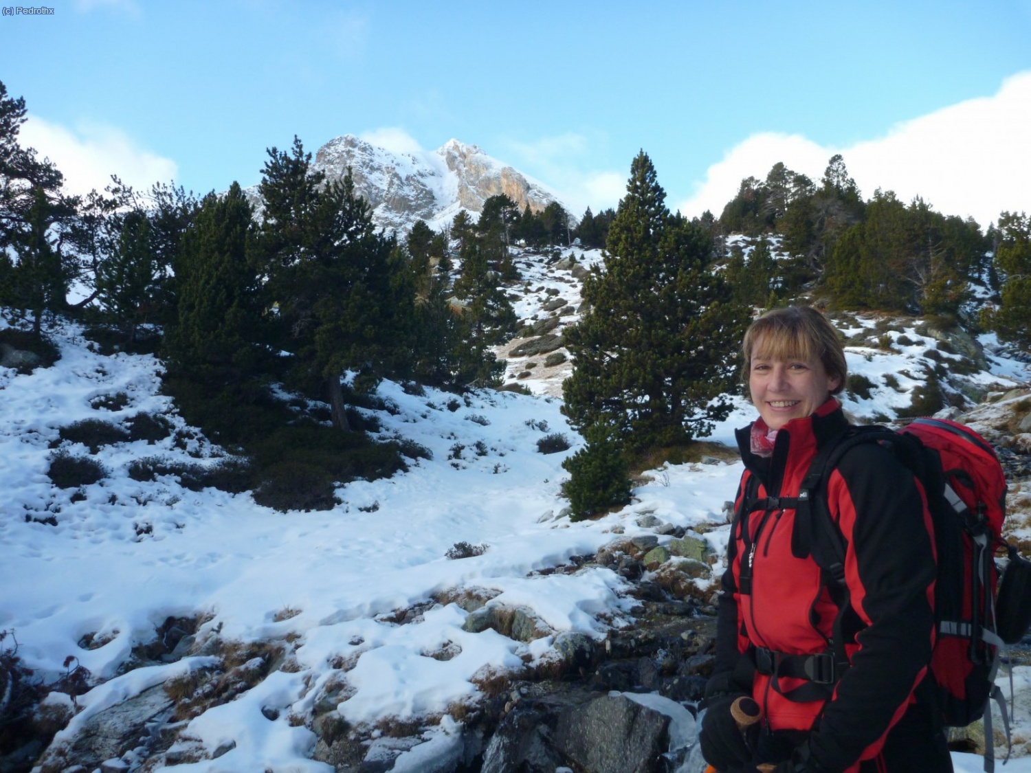 Magda al lado del Ter.