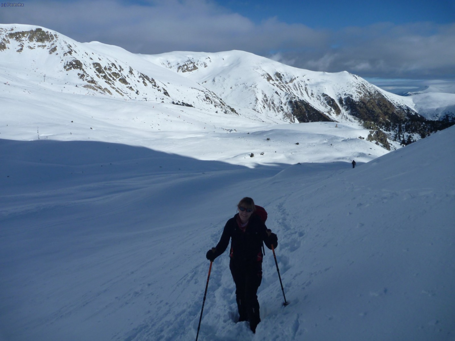Hacia el Coll de la Marrana.