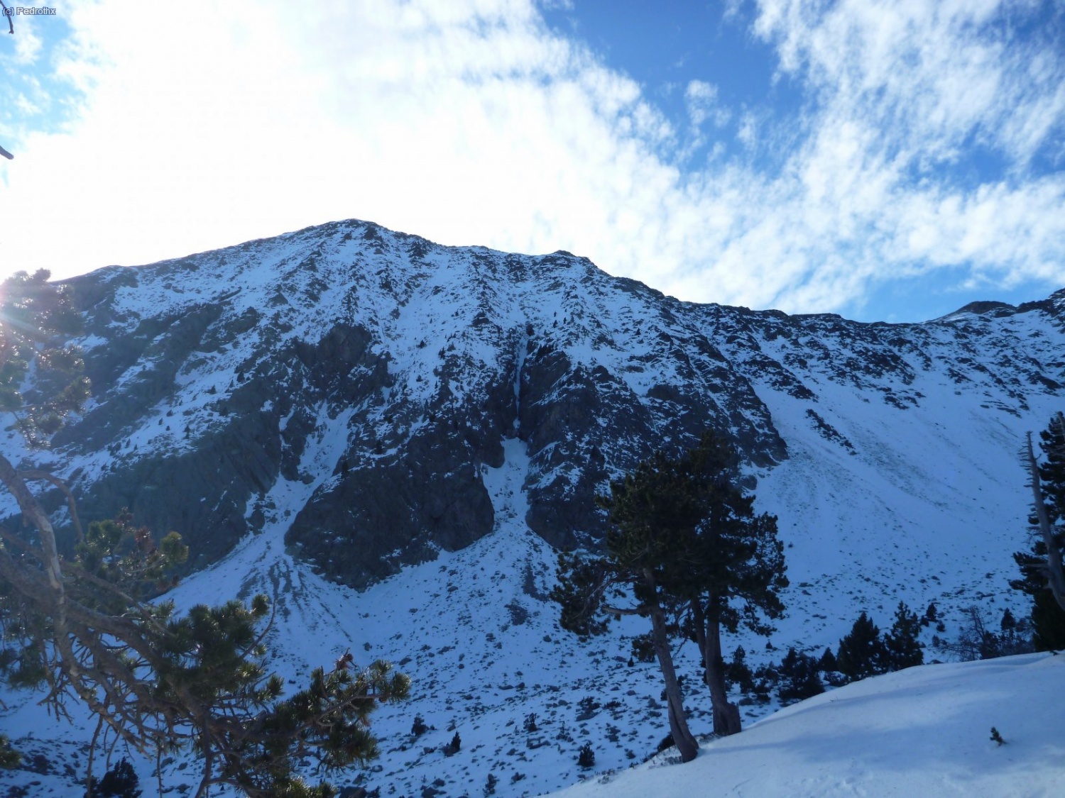 Muy justo de nieve pero en buenas condiciones.