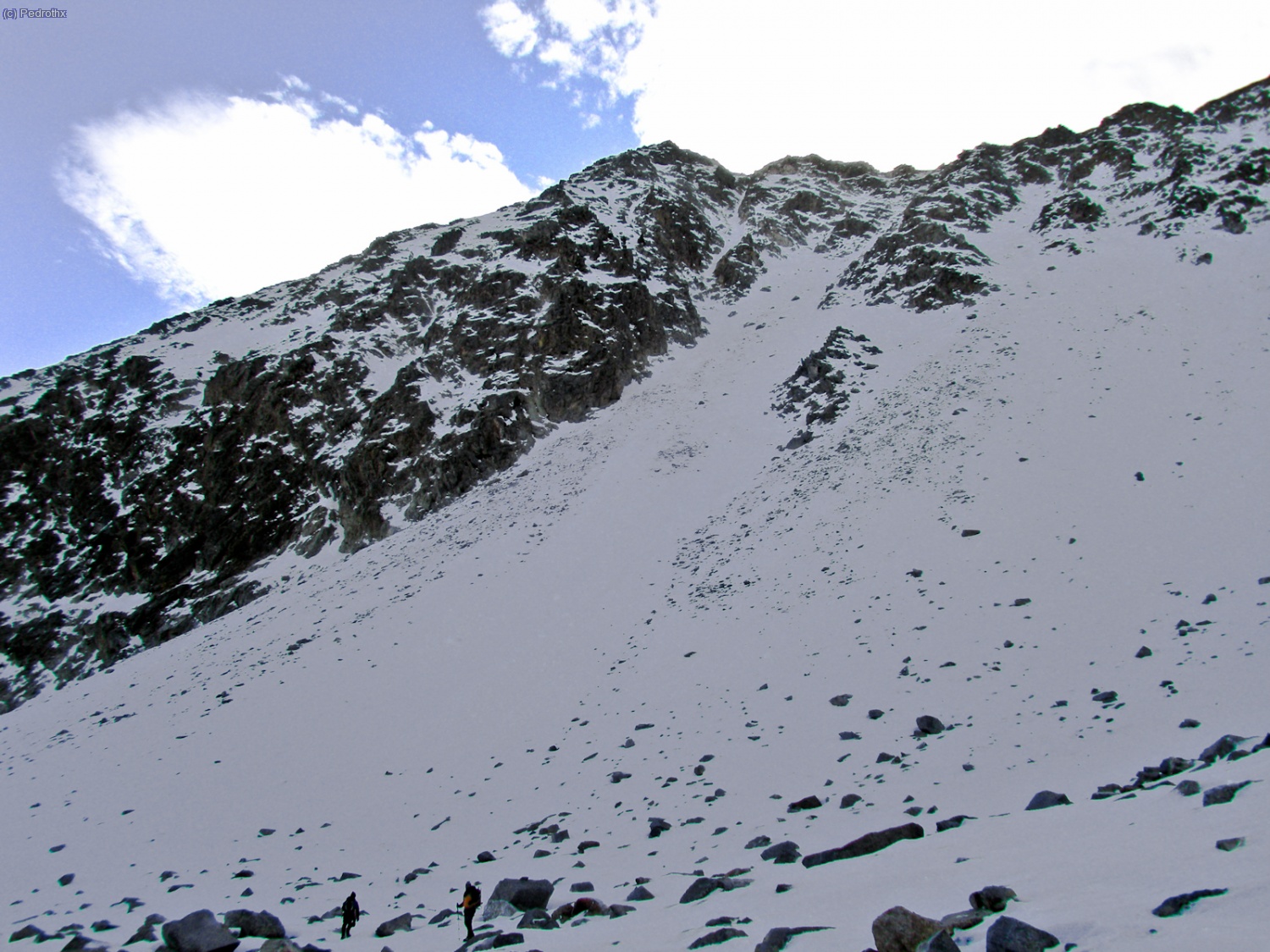 Las palas antes del corredor.