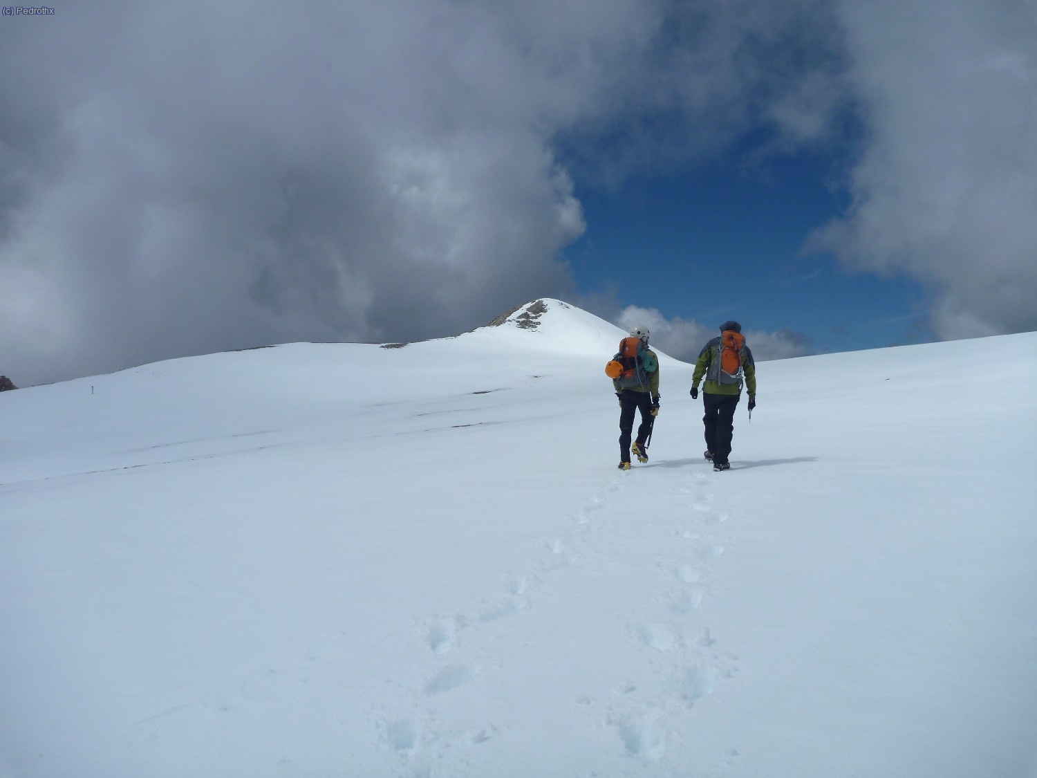 Hacia Tossa d&acute;Alp.