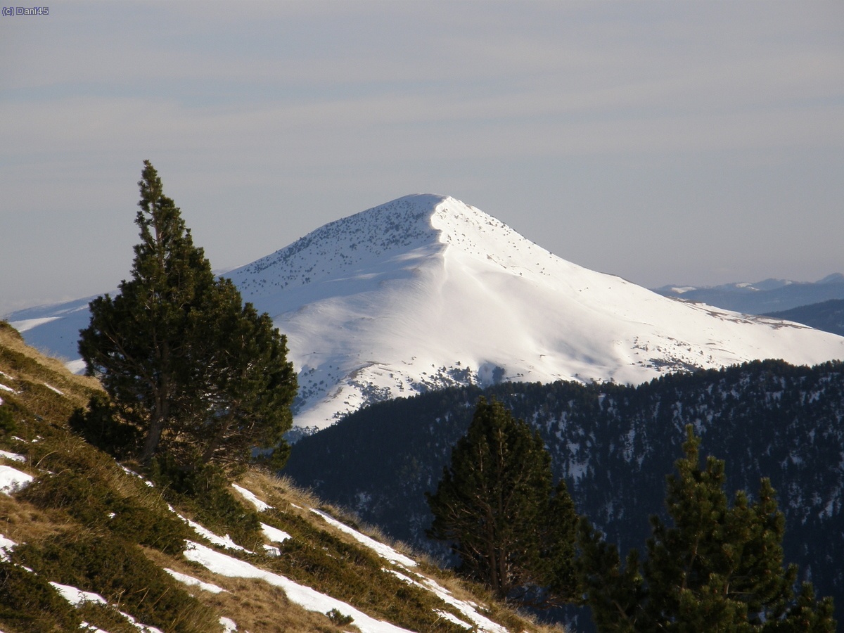 Des de la Coma de les Clotes amb el Taga (2.039 m) al fons