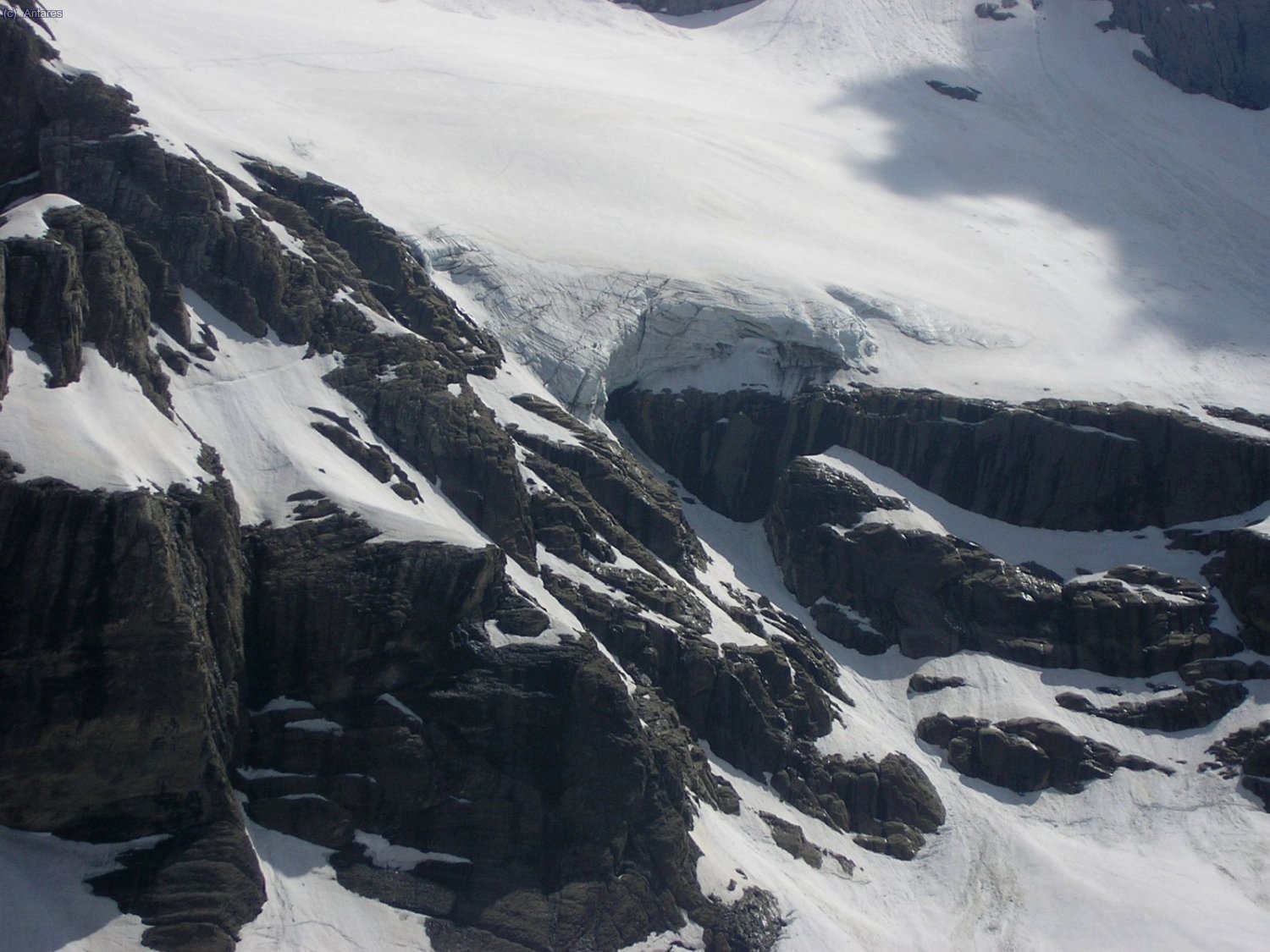 Los seracs brillan con luz propia