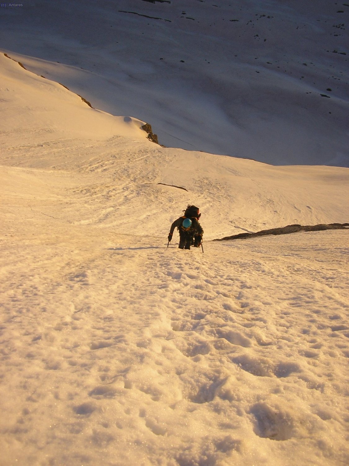 Hacia abajo se aprecia el desnivel