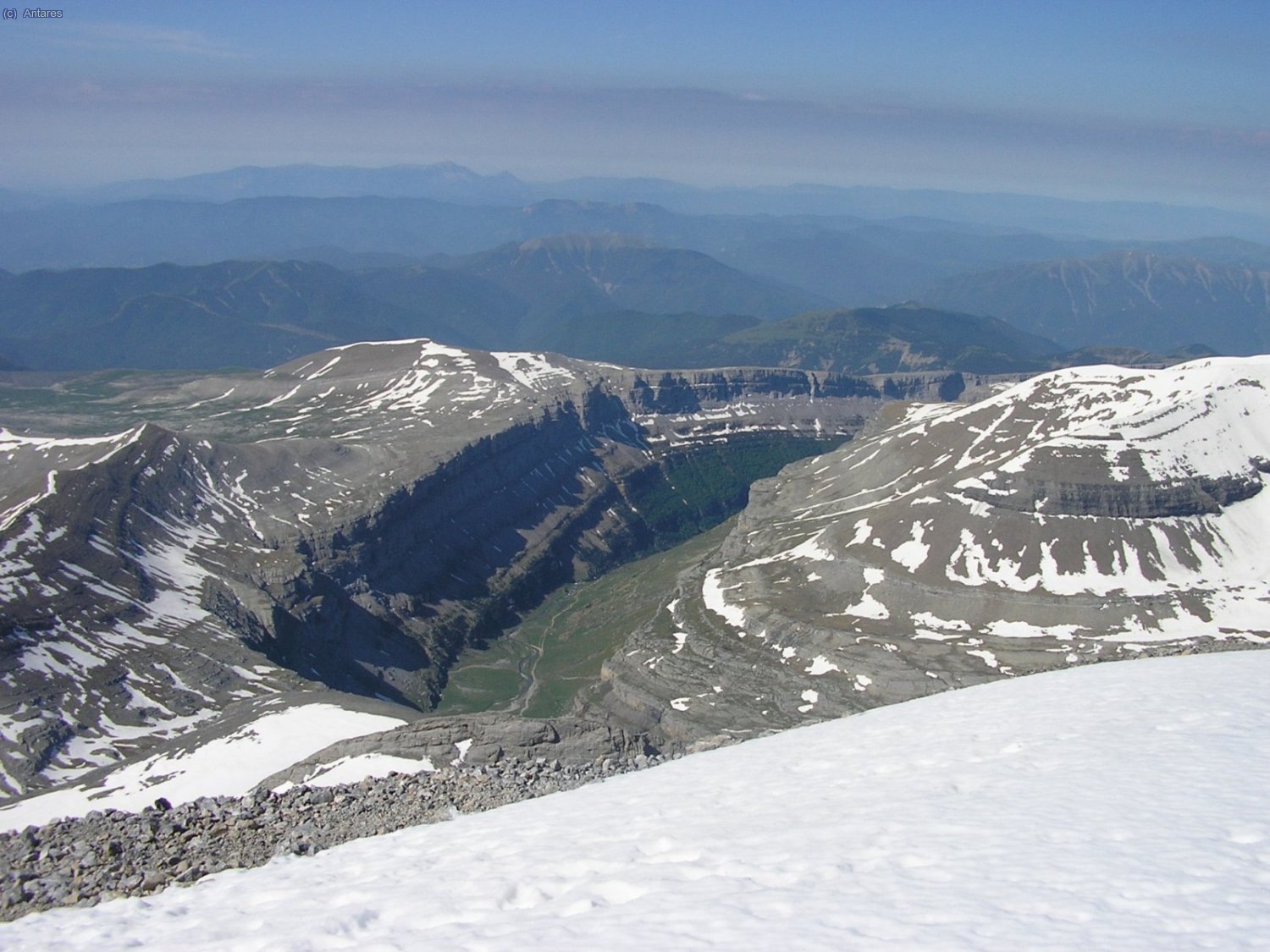 Valle de Ordesa desde la cima