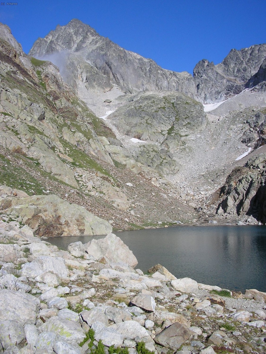 Cara oeste del Balait&uacute;s desde el lago Helado