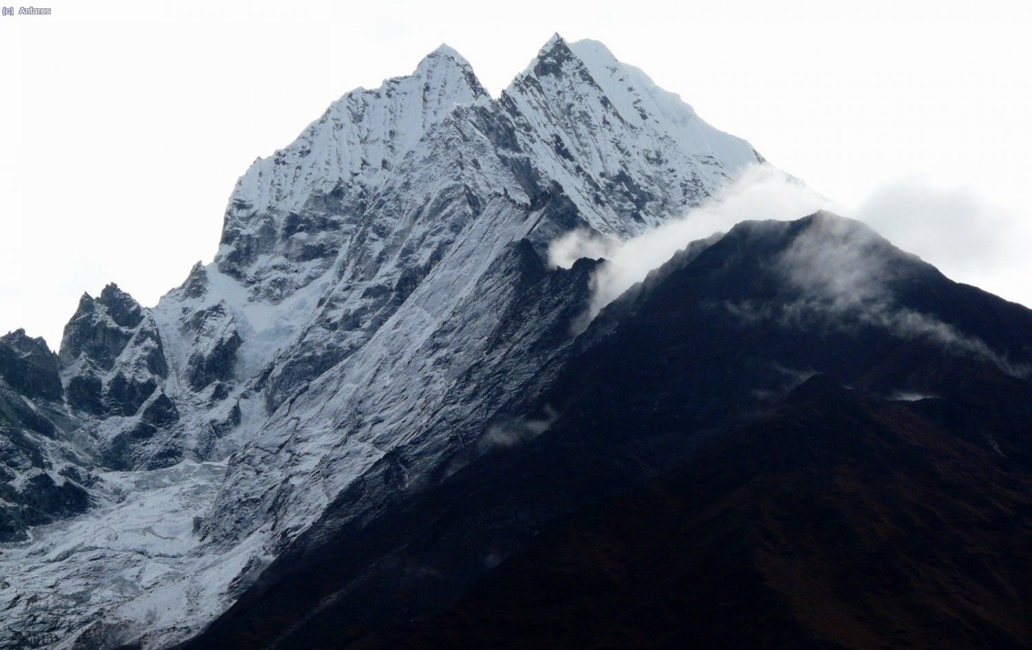 Thamserku desde Namche Bazaar