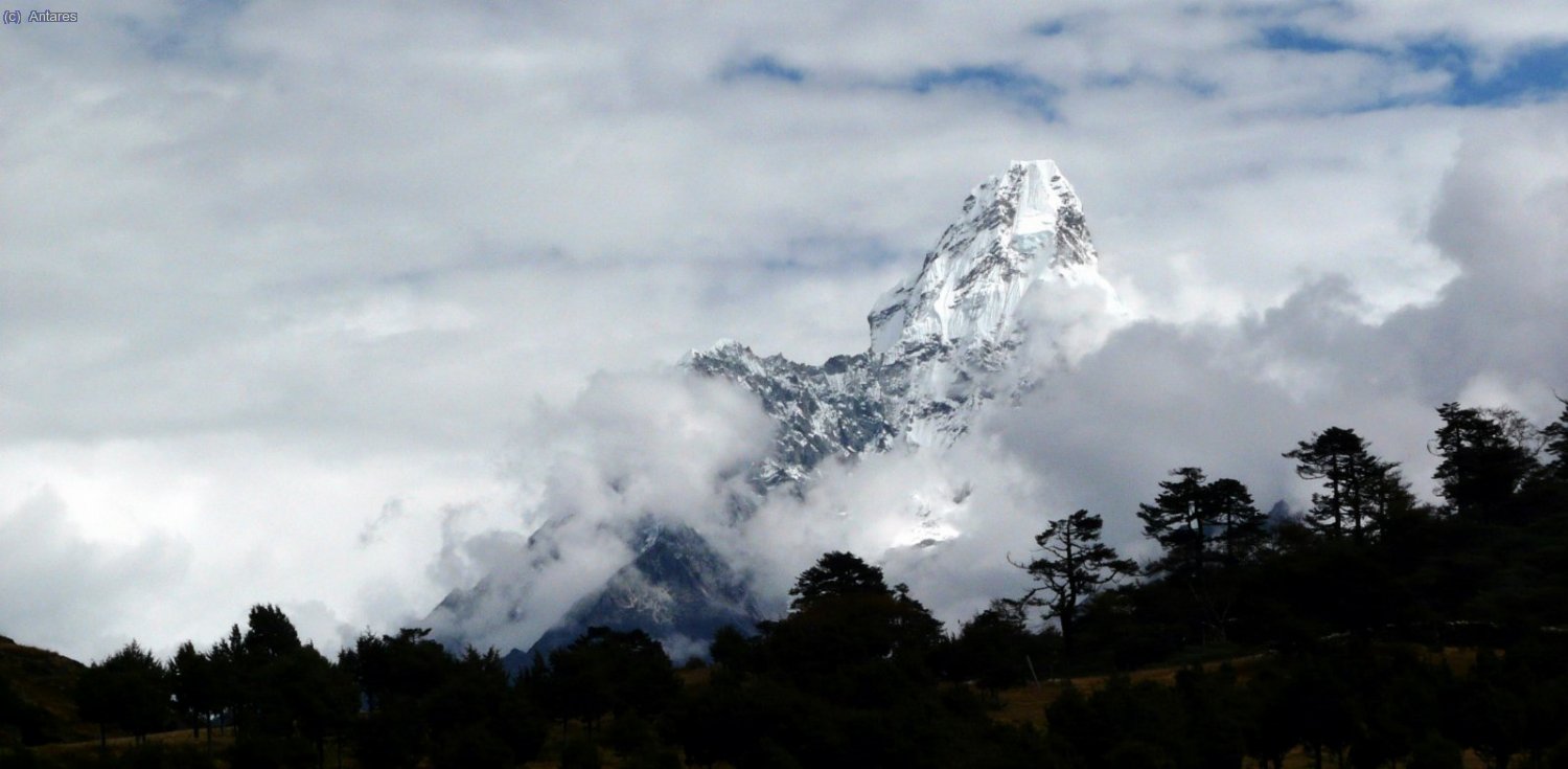 Ama Dablam camino de Khumjung