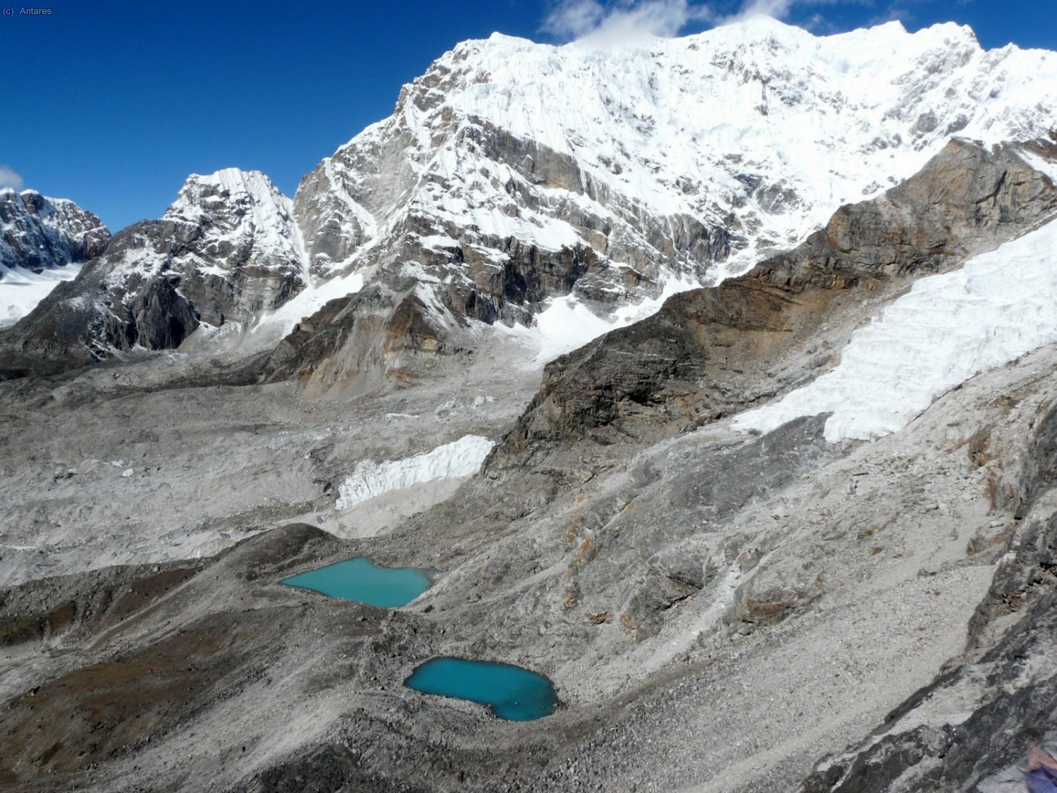 Chumbu, un sietemil,  desde el Kala Pattar