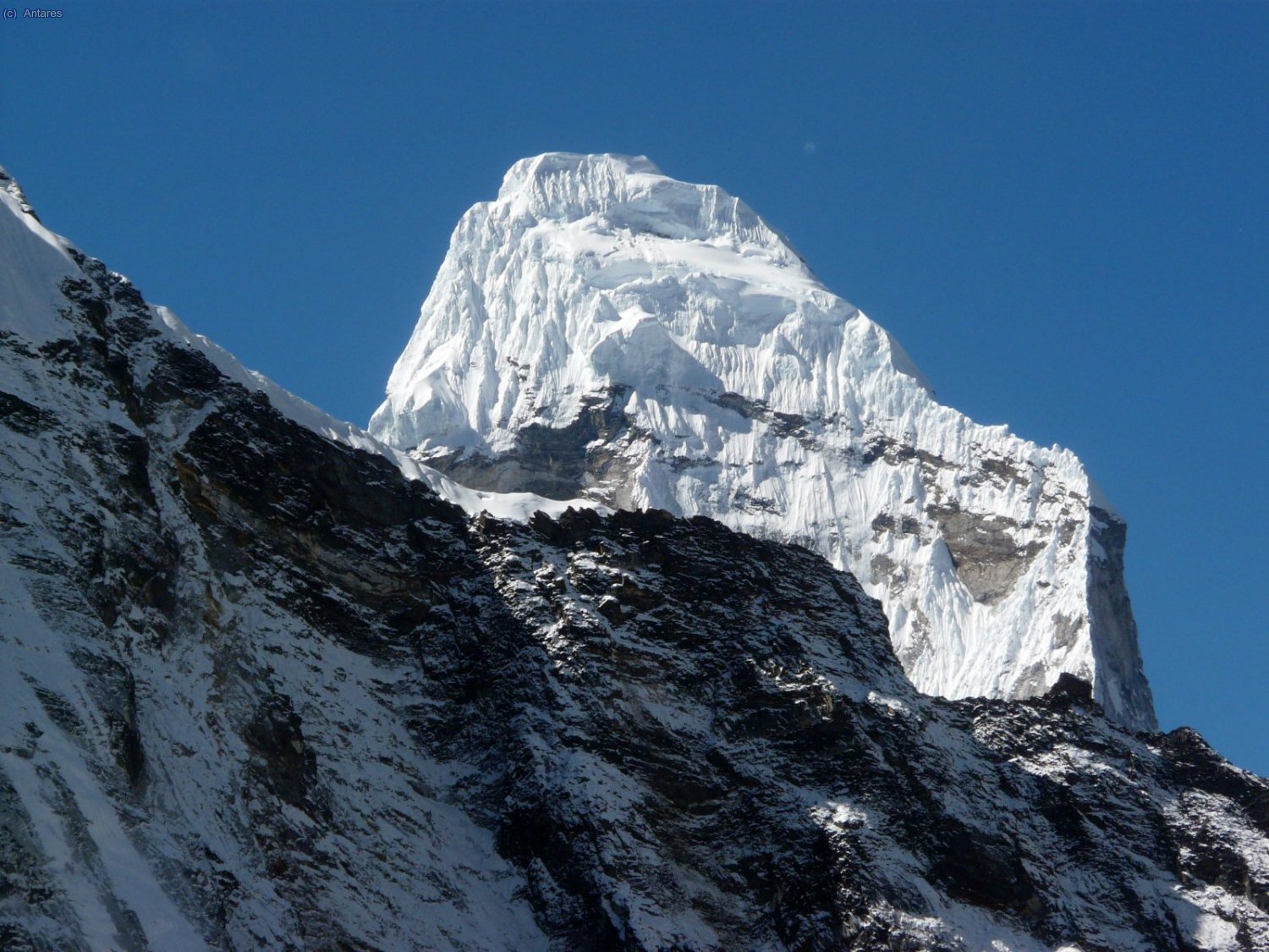 Cumbre del Ama Dablam desde el CB del Island Peak