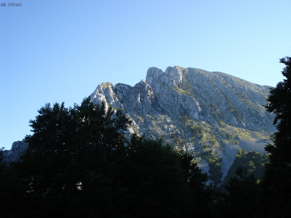 Tramo final de la arista en el regreso