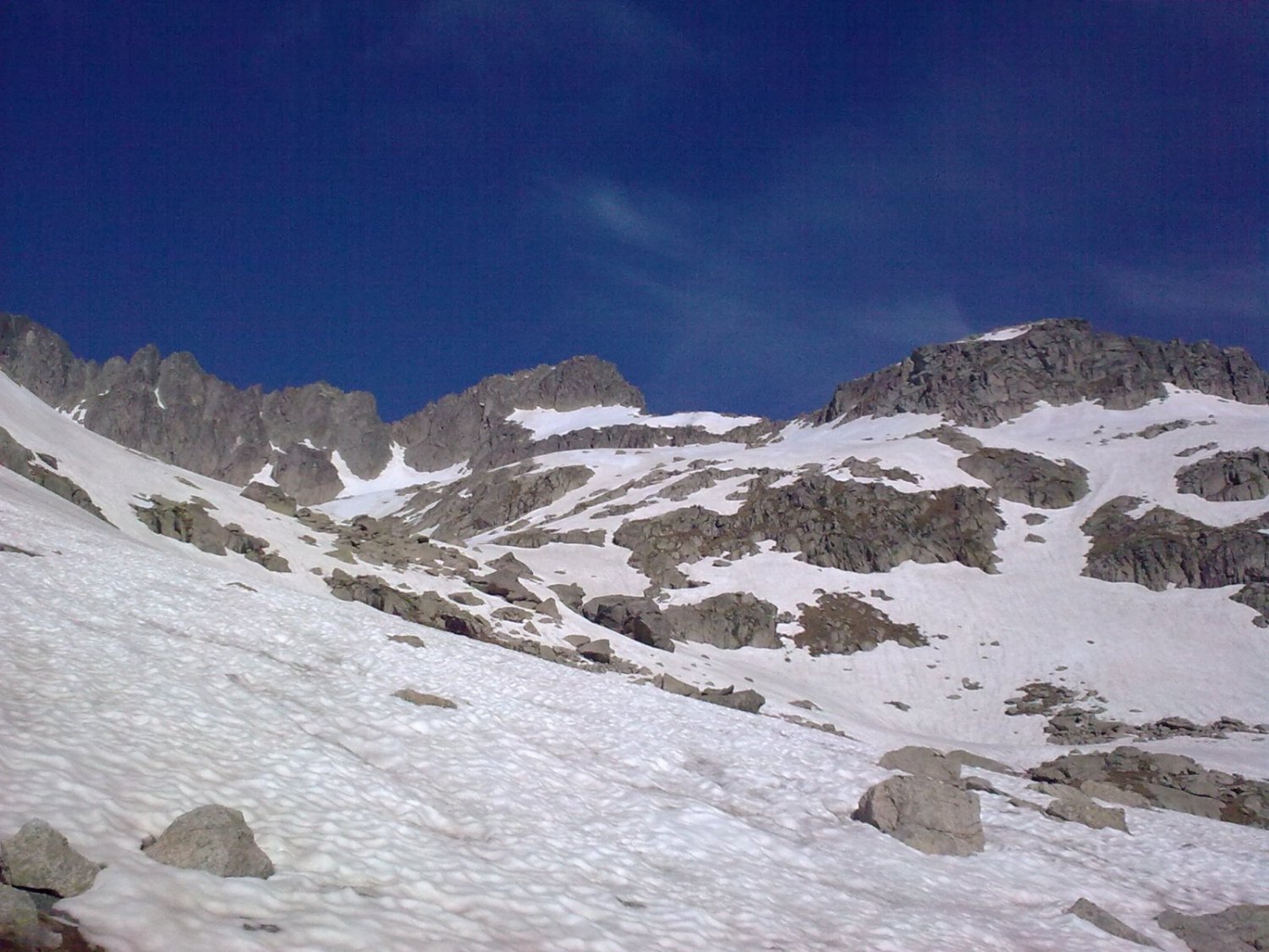 Besiberri desde el estanyet de Malavesina.
