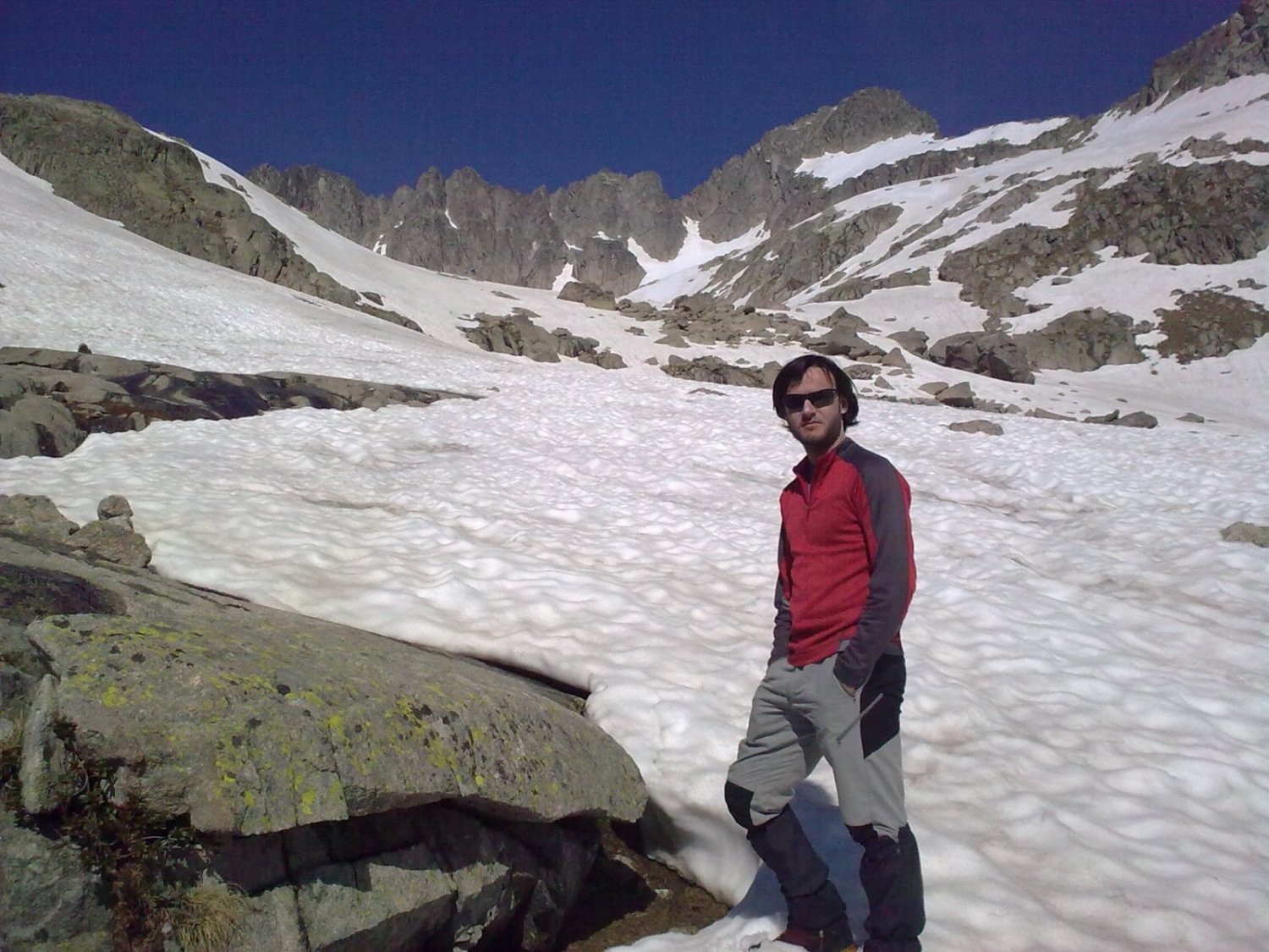 Posando frente al Besiberri desde Malavesina