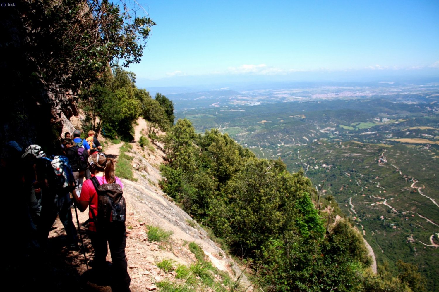 bajando ya por "el cami de coll de porc", donde hay la fuente del mismo nombre