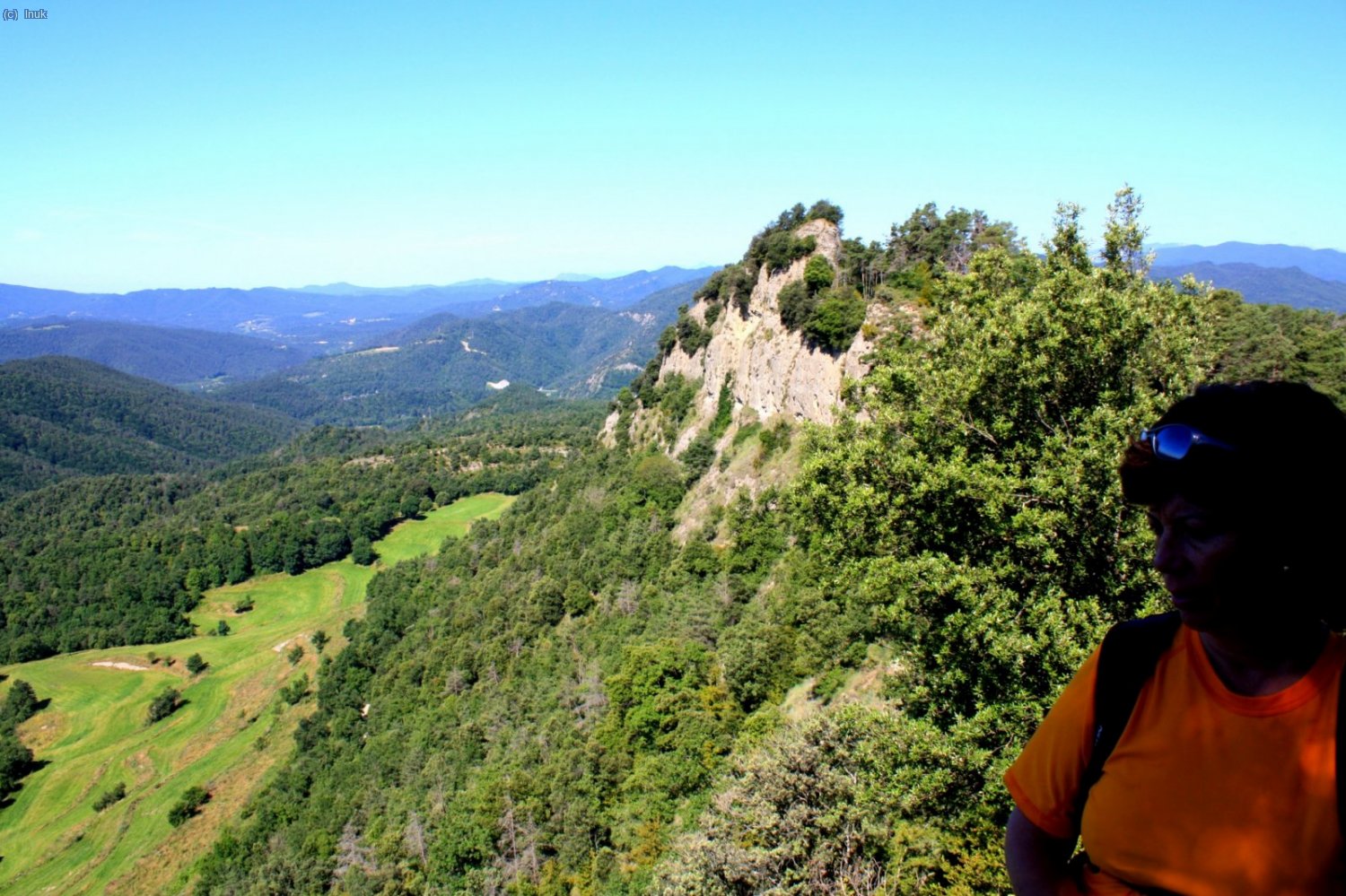 magnificas vistas desde "la carena de la serra dels bufadors"
