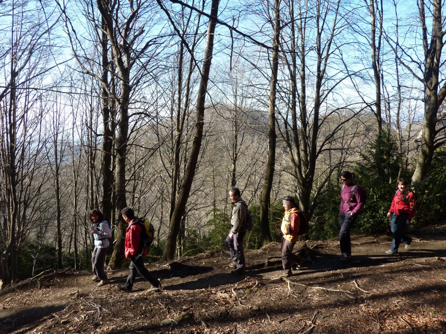 De cam&iacute; al Collet de Cabrera.  