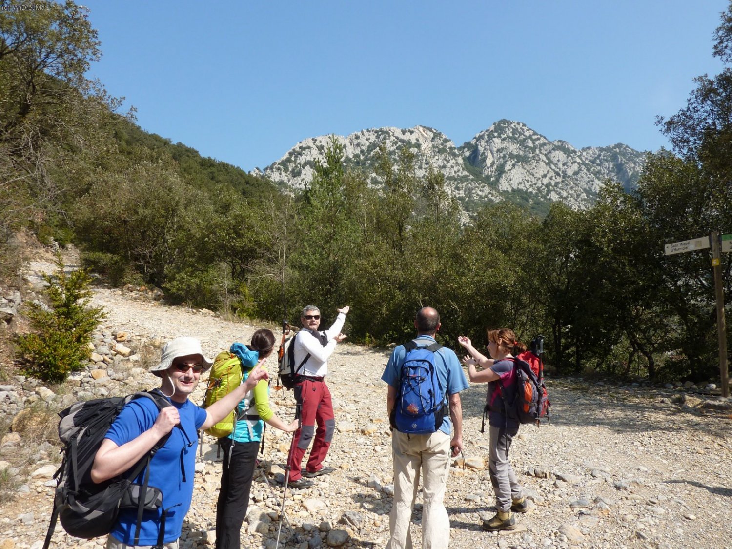 De cam&iacute; a Santa Maria d