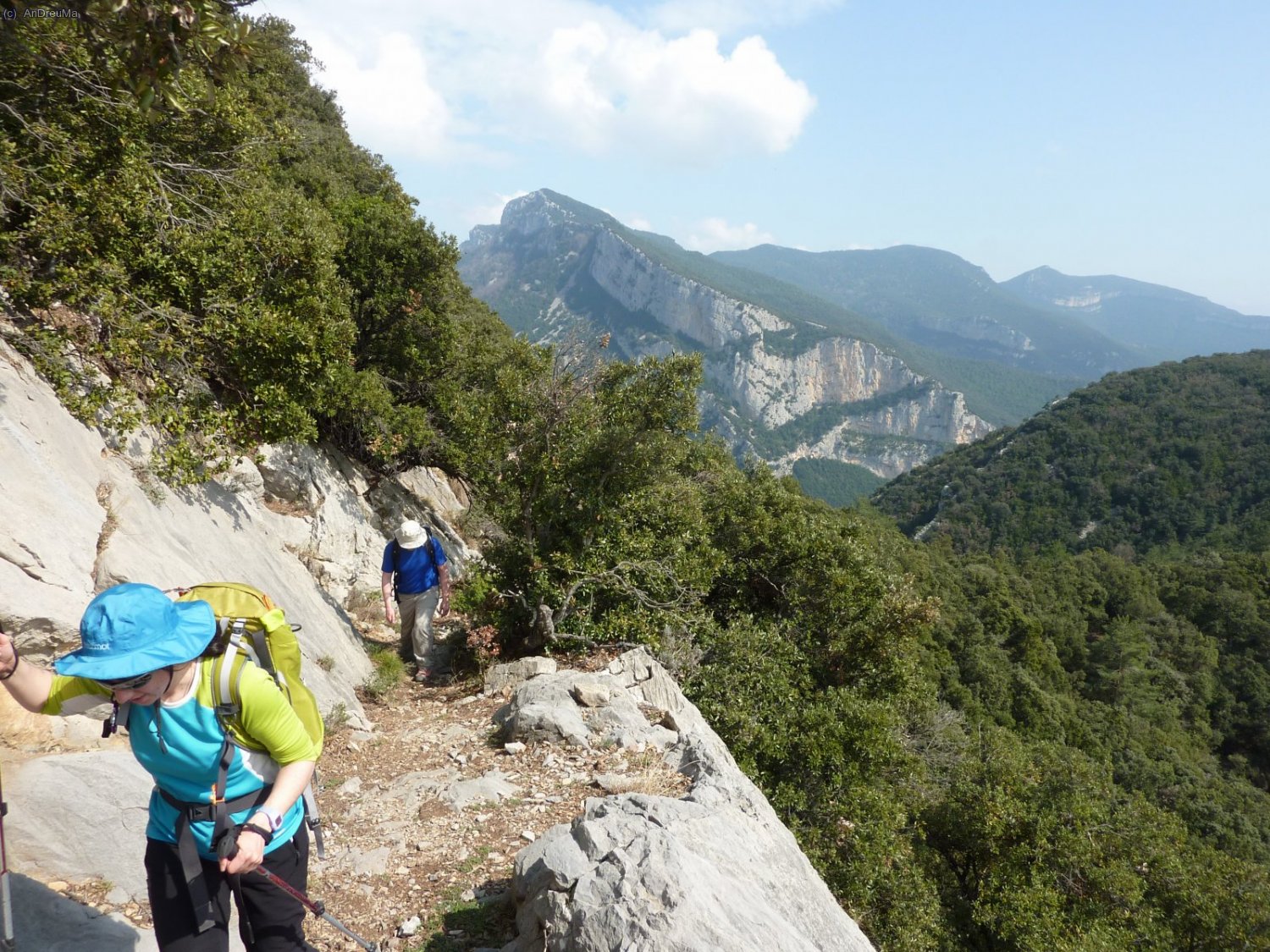 De cam&iacute; al pic del Ferran.
