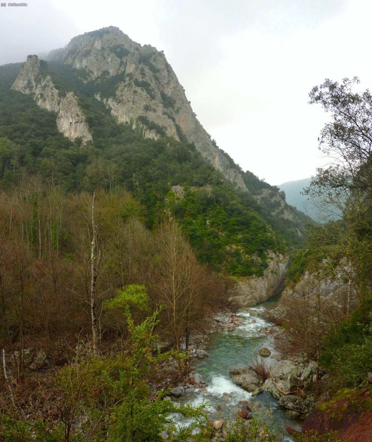 Inici de la Cresta de Ferran i la Riera d
