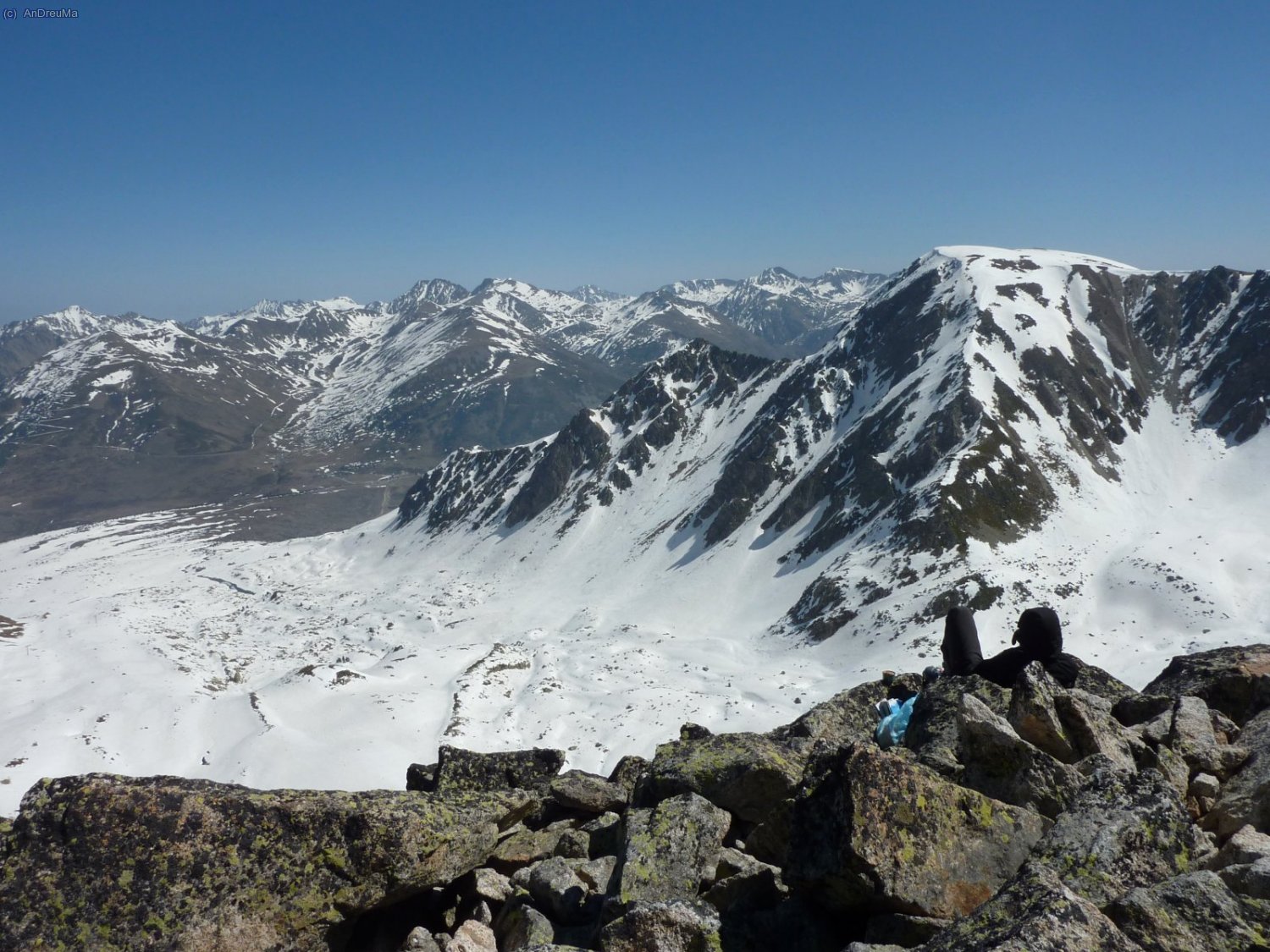 El Coll de Puymorens al fons i la Vall d