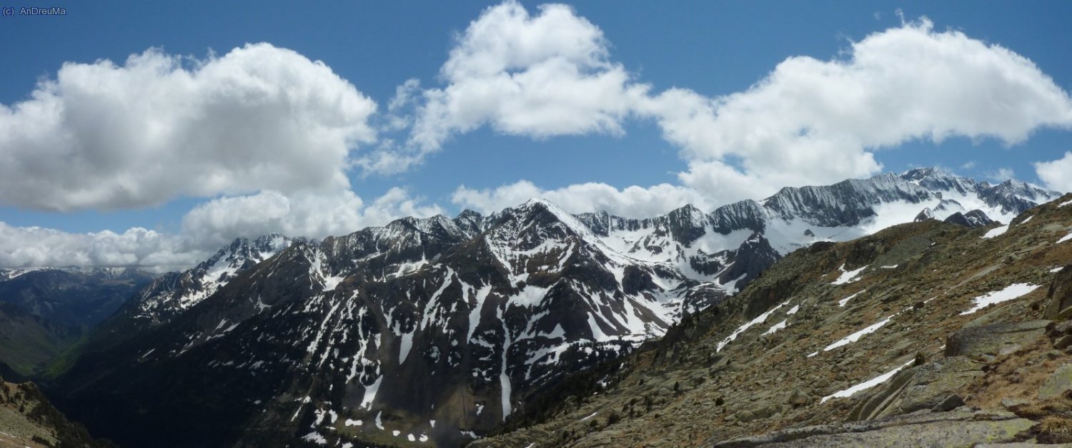 Una panor&agrave;mica en direcci&oacute; al massis de Posets! 