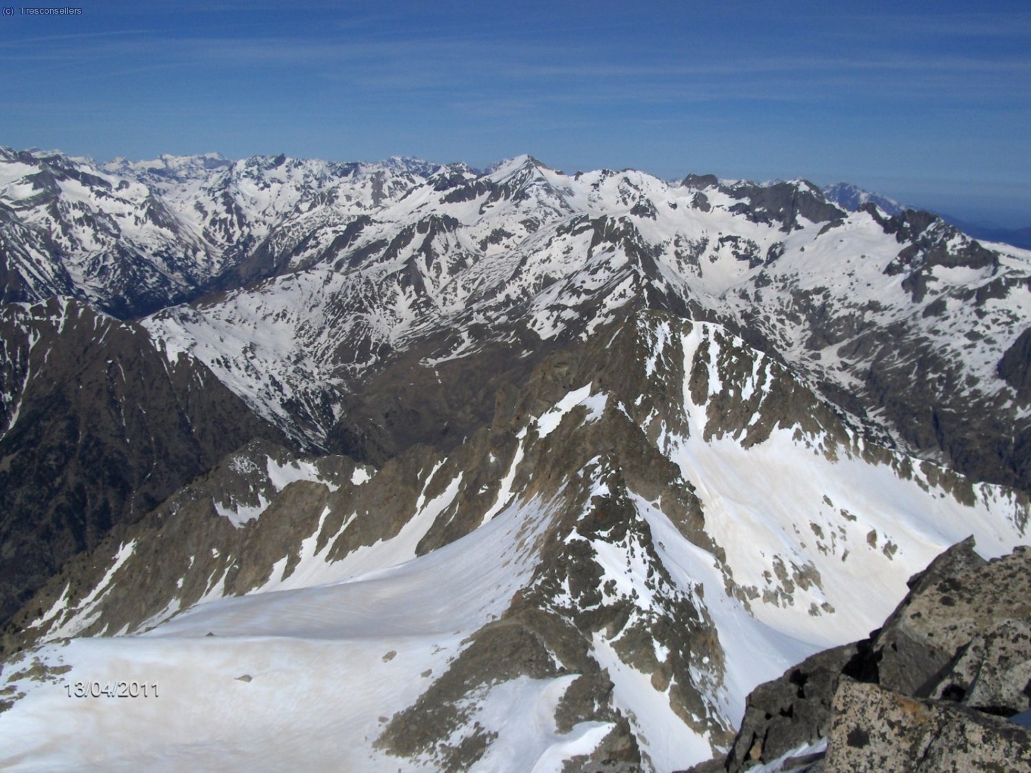 Desde la cima del Pico Say&oacute;, hacia el oeste.