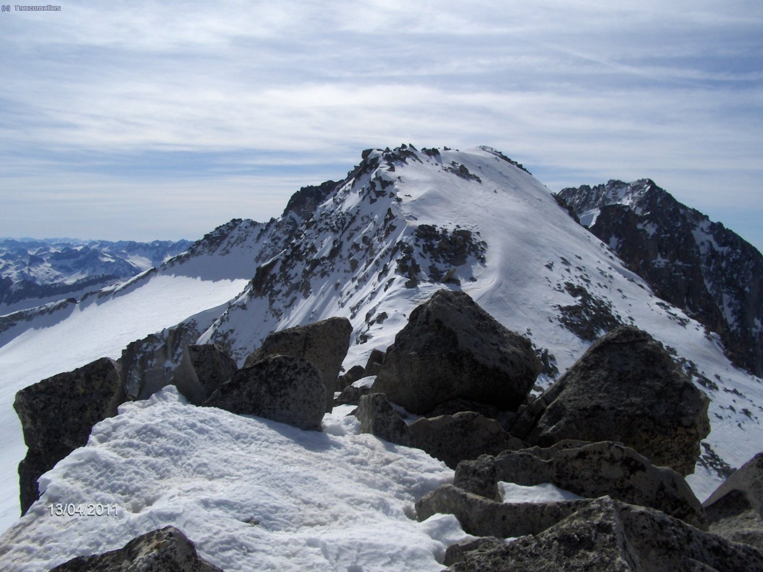 El Pico Cordier desde el Say&oacute;.