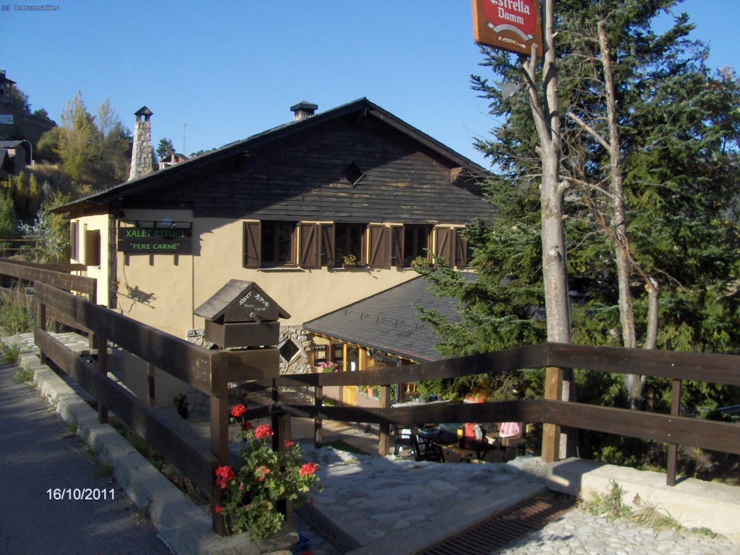 El refugi Pere Carn&eacute; a la Molina.