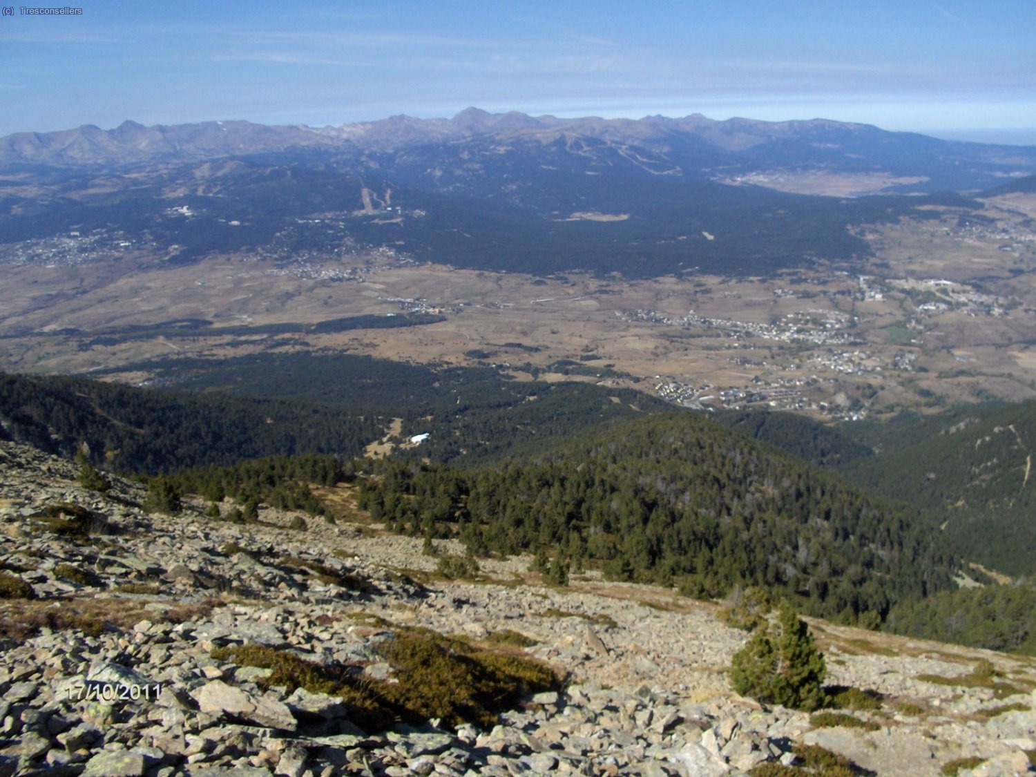 Vistes del descens cap a l