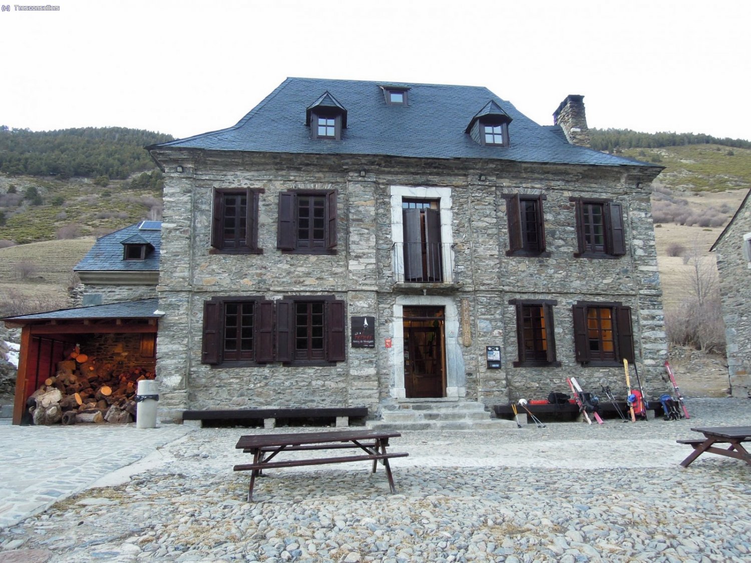 El refugi dels Amics de Montgarri.