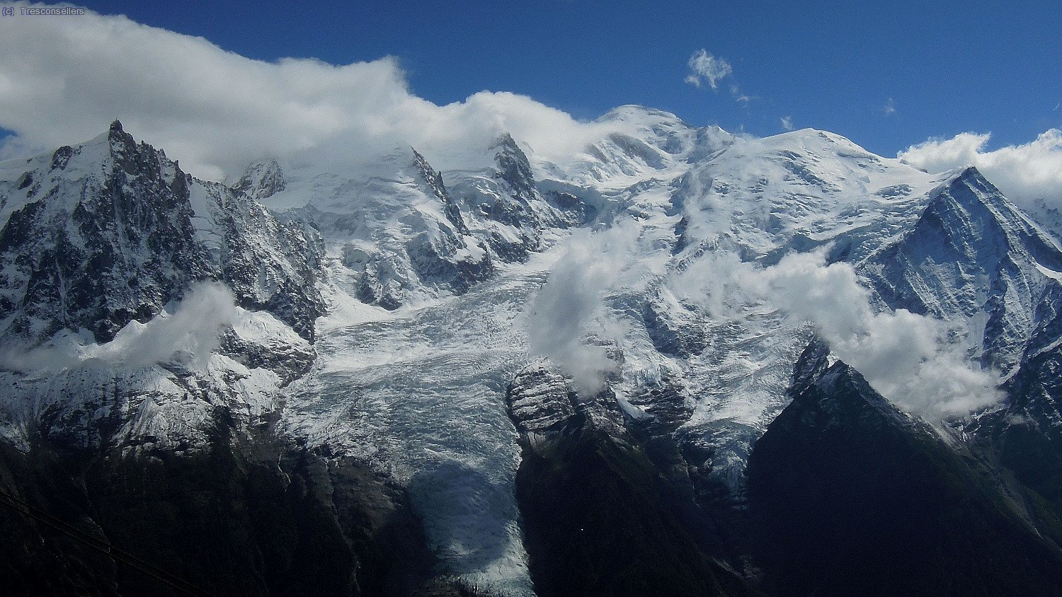 Pugem al telef&egrave;ric de Le Brevent, espectaculars vistes del Mont Blanc.
