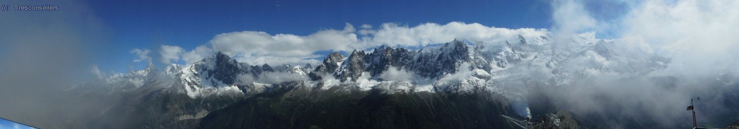Una panor&agrave;mica des de Le Brevent.