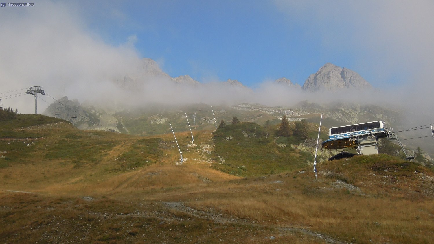 Avui anem cap el Lac Blanc, grans vistes i dia meteorologicament parlant espectacular. Sortint del telecadira de l