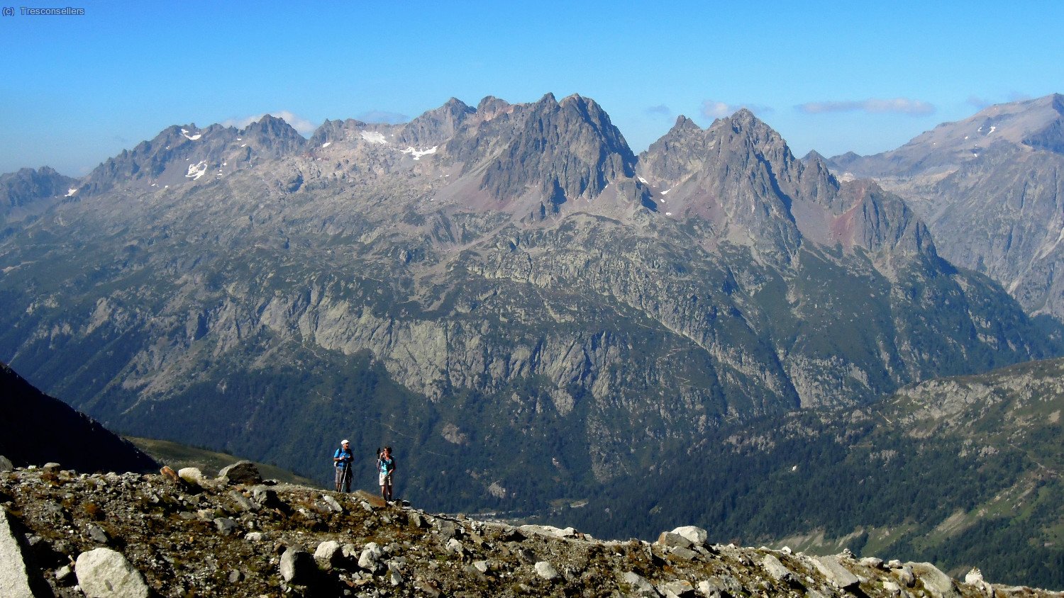 Vistes cap a les Aiguilles Rouges.