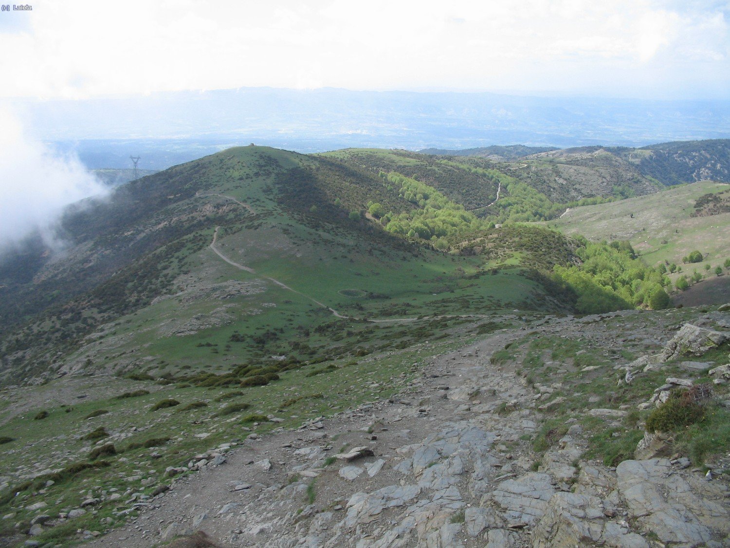 Collet dels Llops, baixant del Matagalls