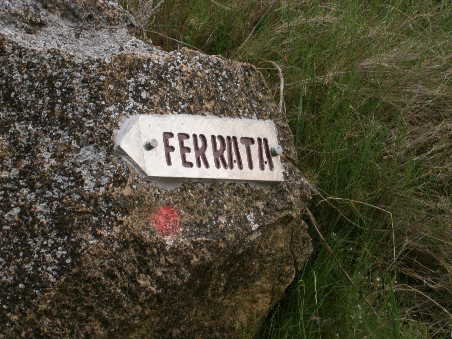 indicador de la ferrata cagate lorito