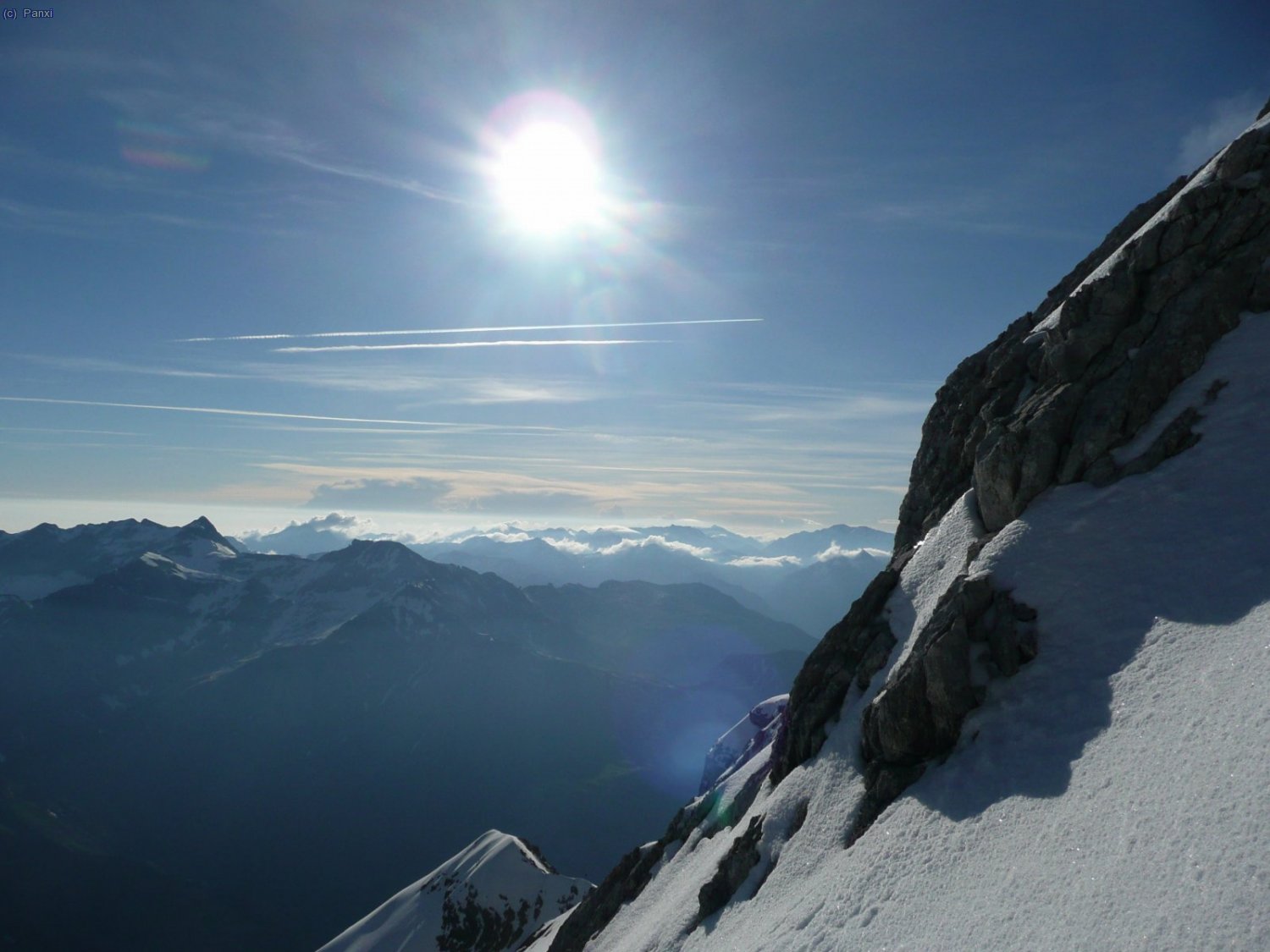 mirant cap els Esparrets des de la sortida