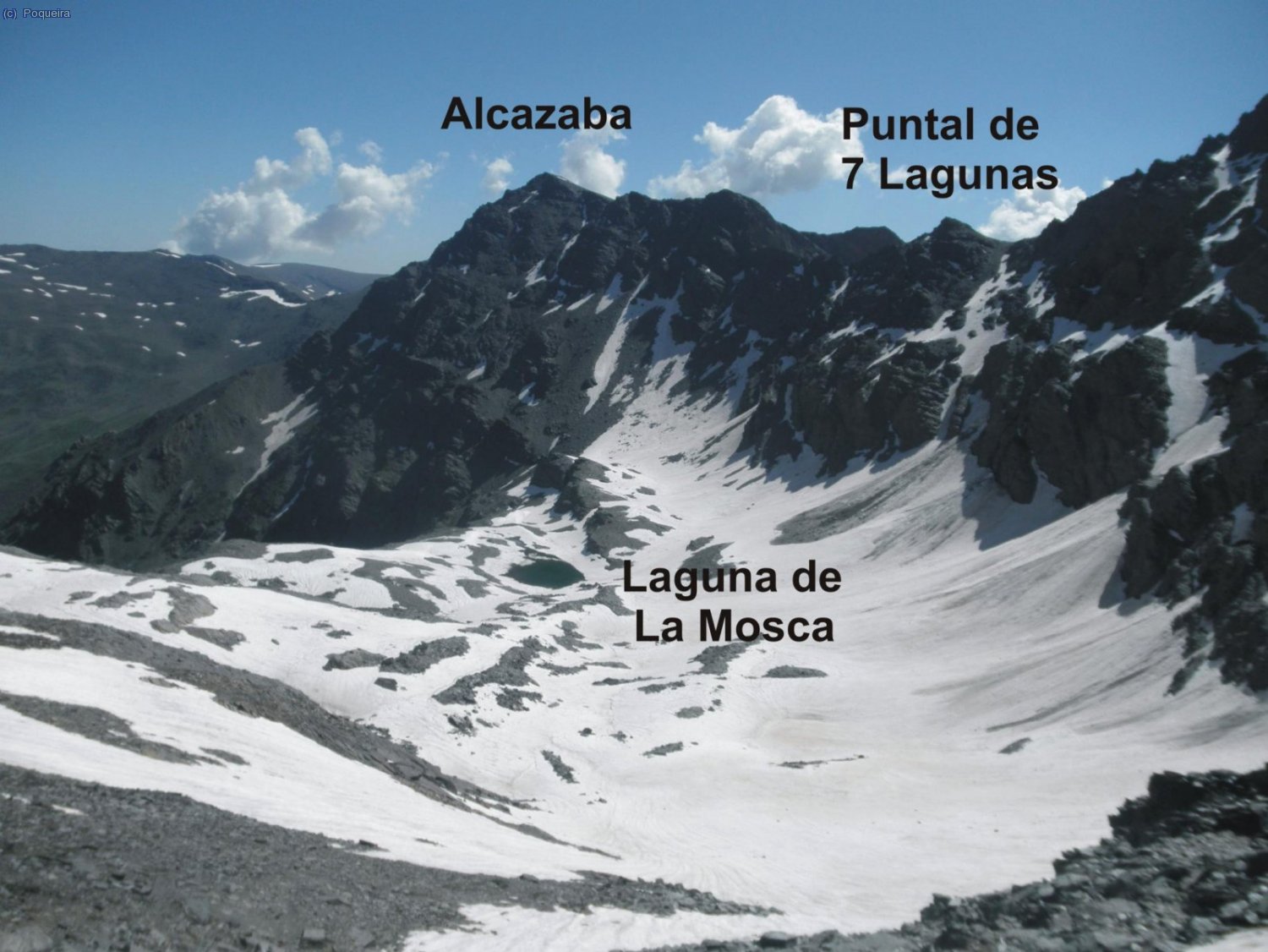 Laguna de La Mosca y Alcazaba