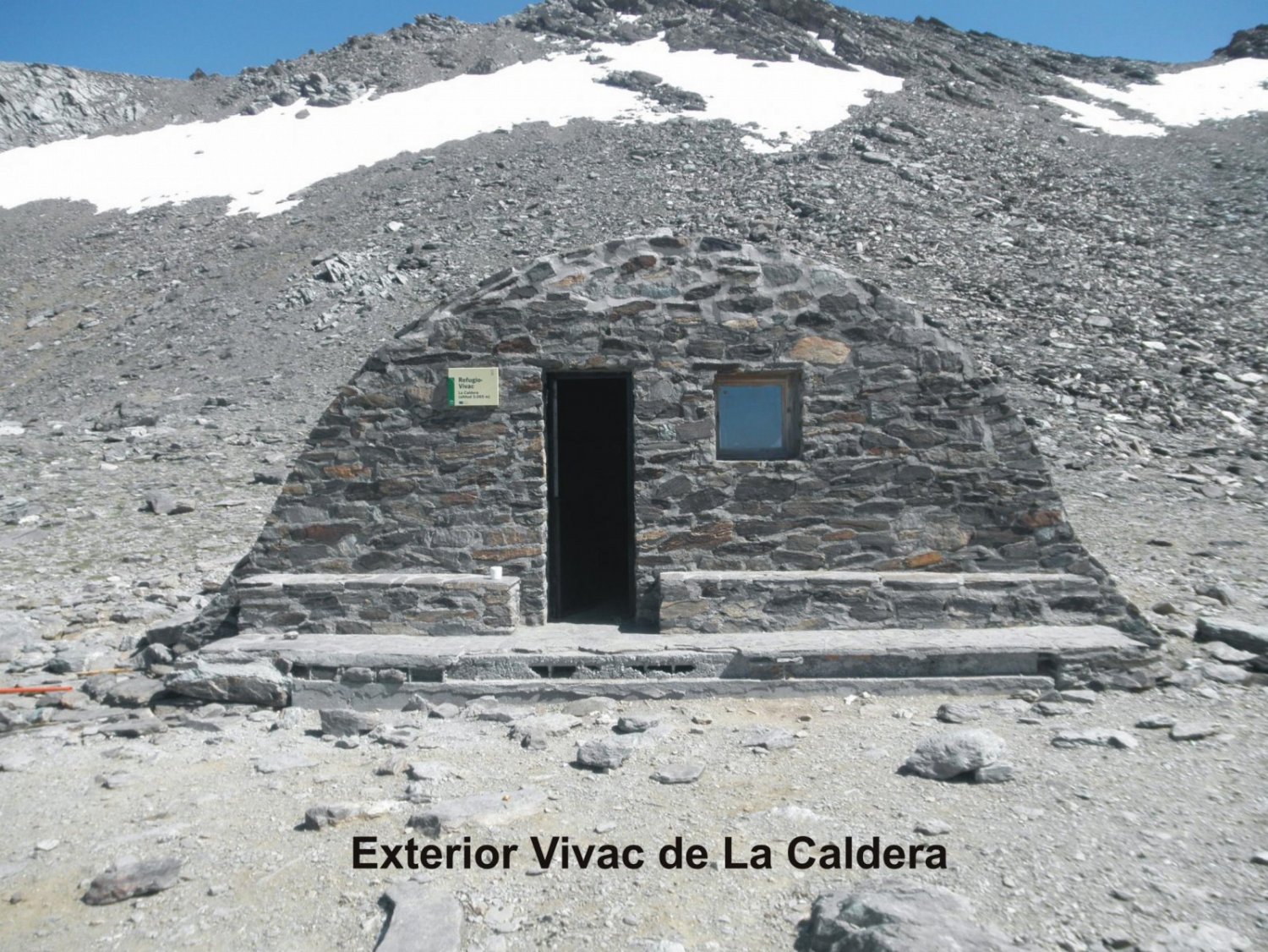 Exterior Vivac de La Caldera