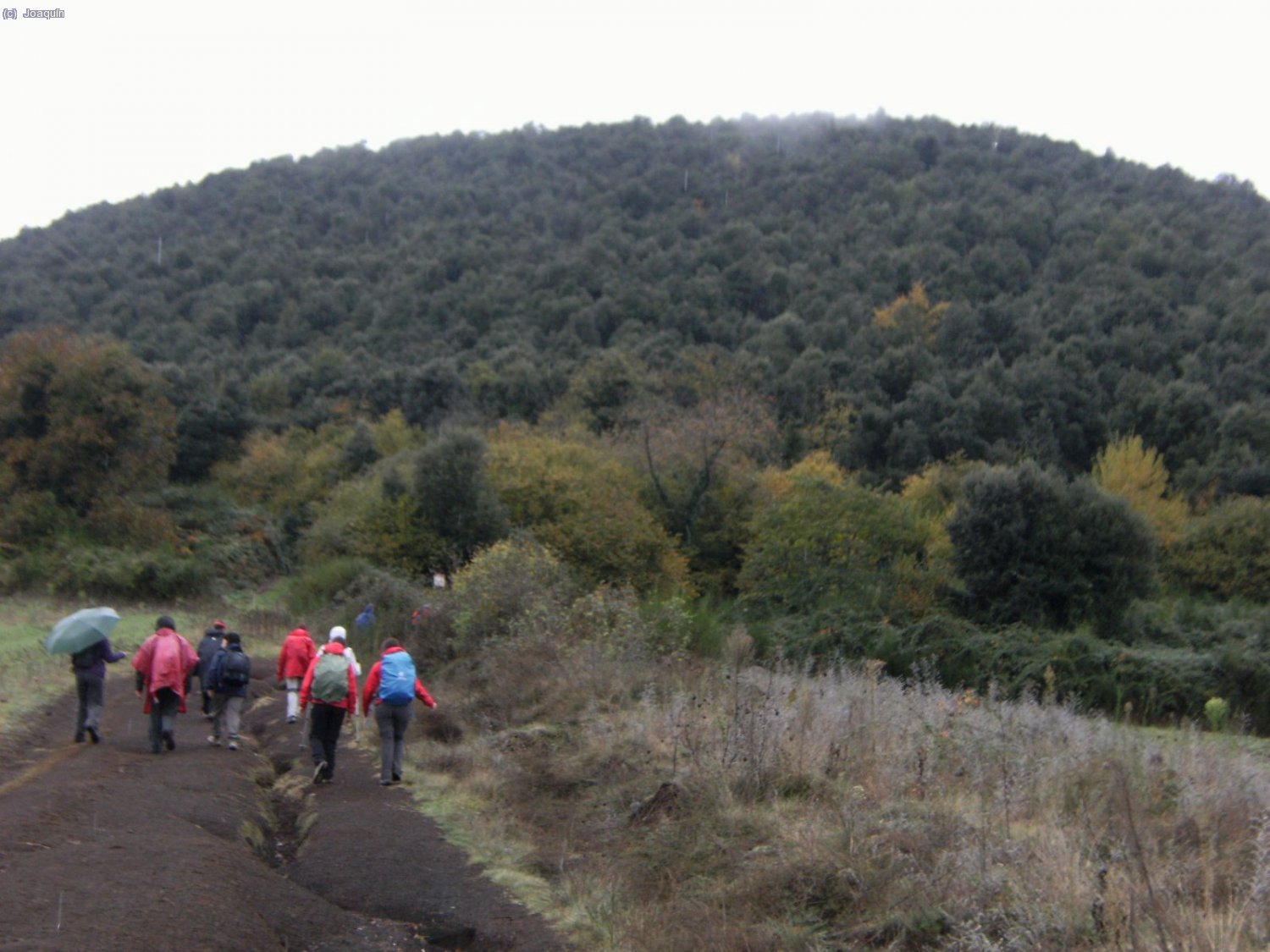Subiendo al Volc&aacute;n El Croscat
