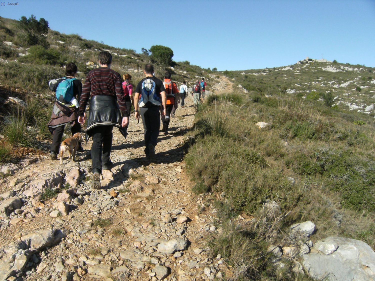 Subiendo a La Morella