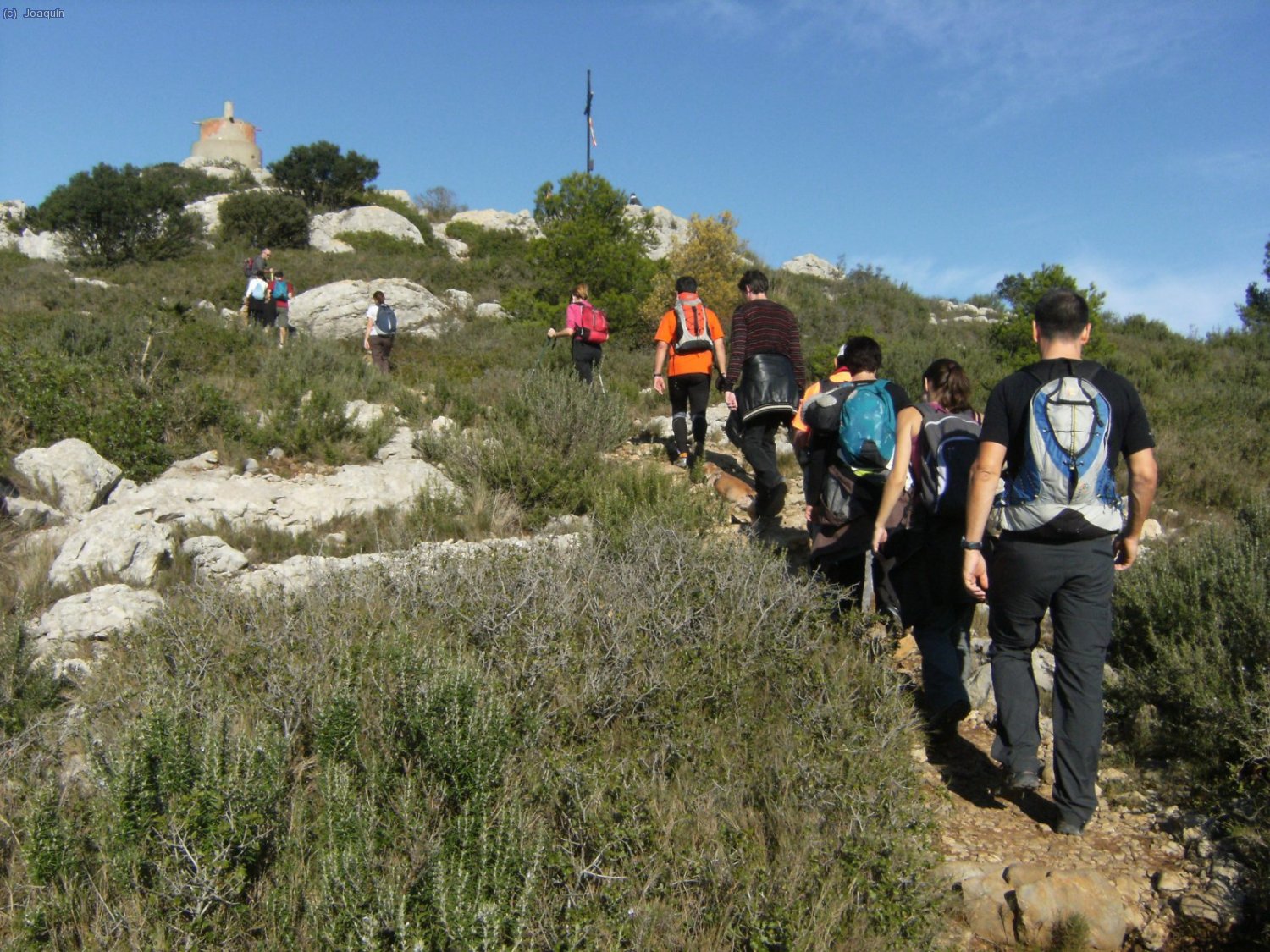 Llegando a La Morella