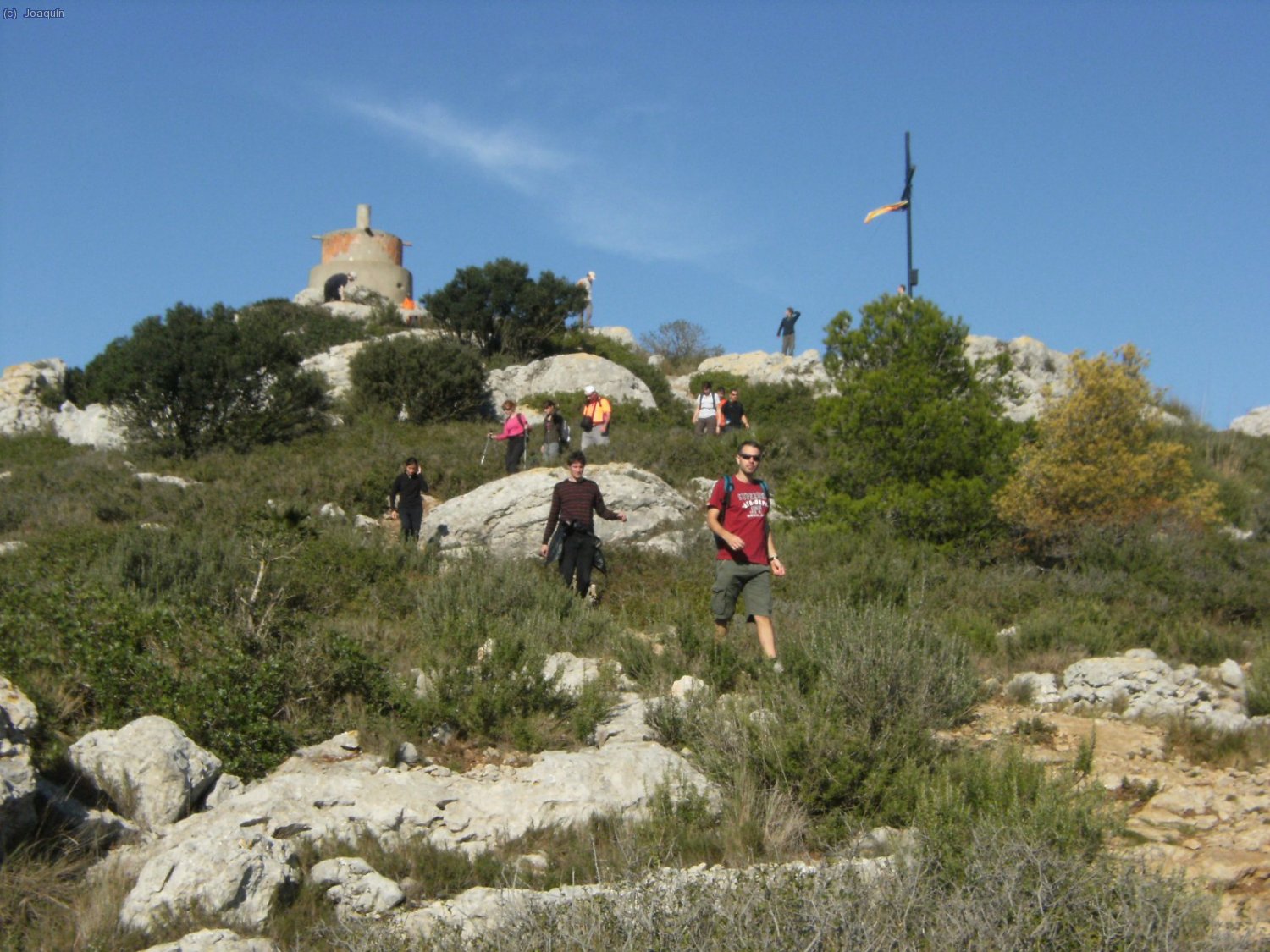 Bajando de La Morella