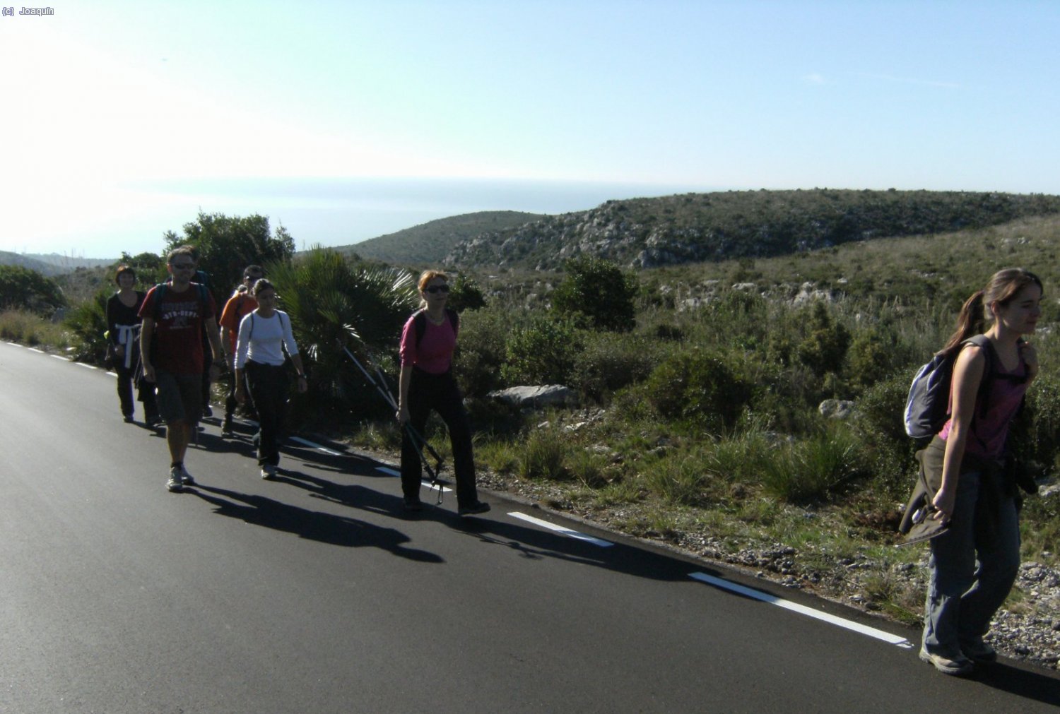 El G.R.-92 sigue la carretera