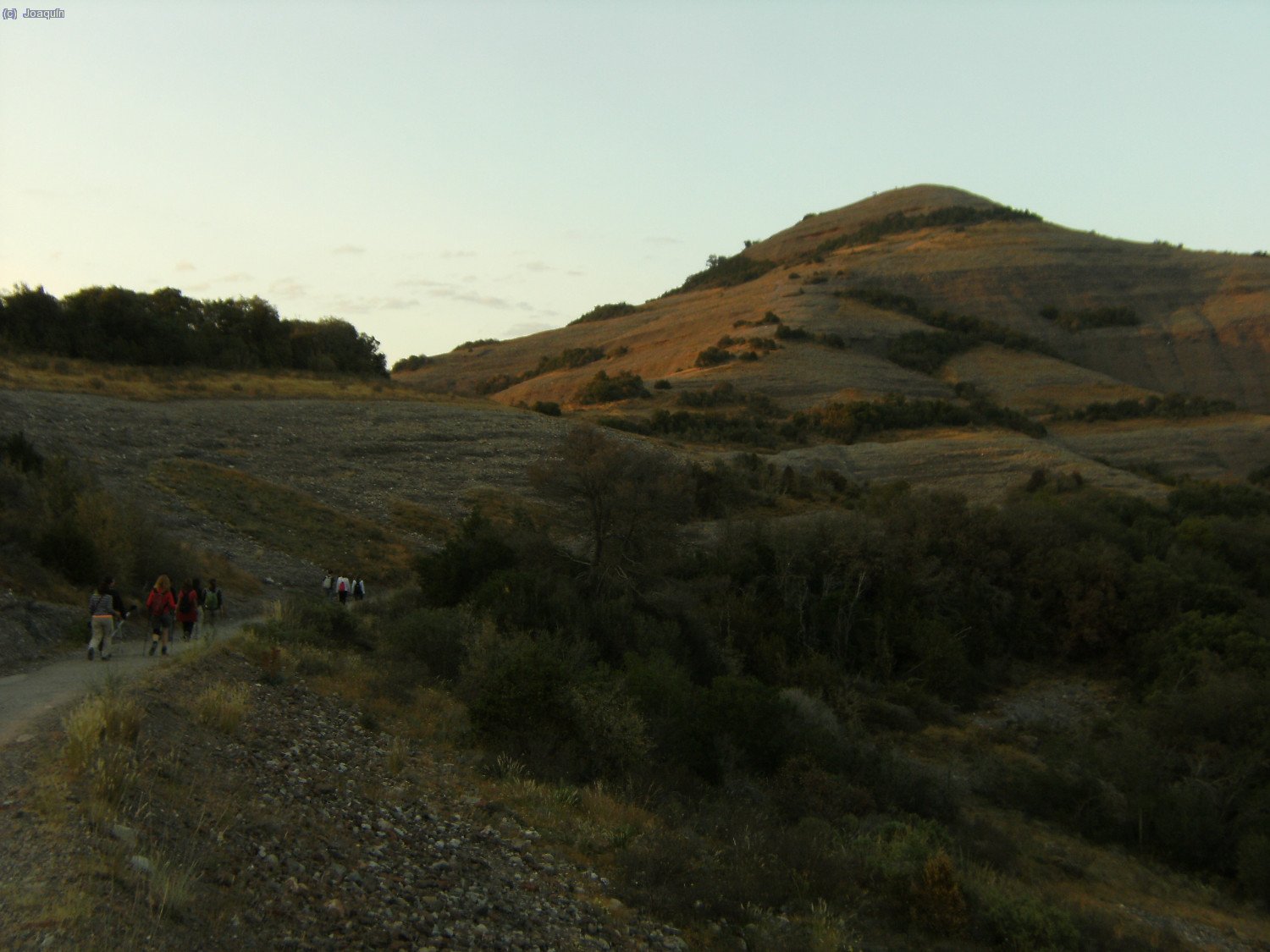 Saliendo del Coll d