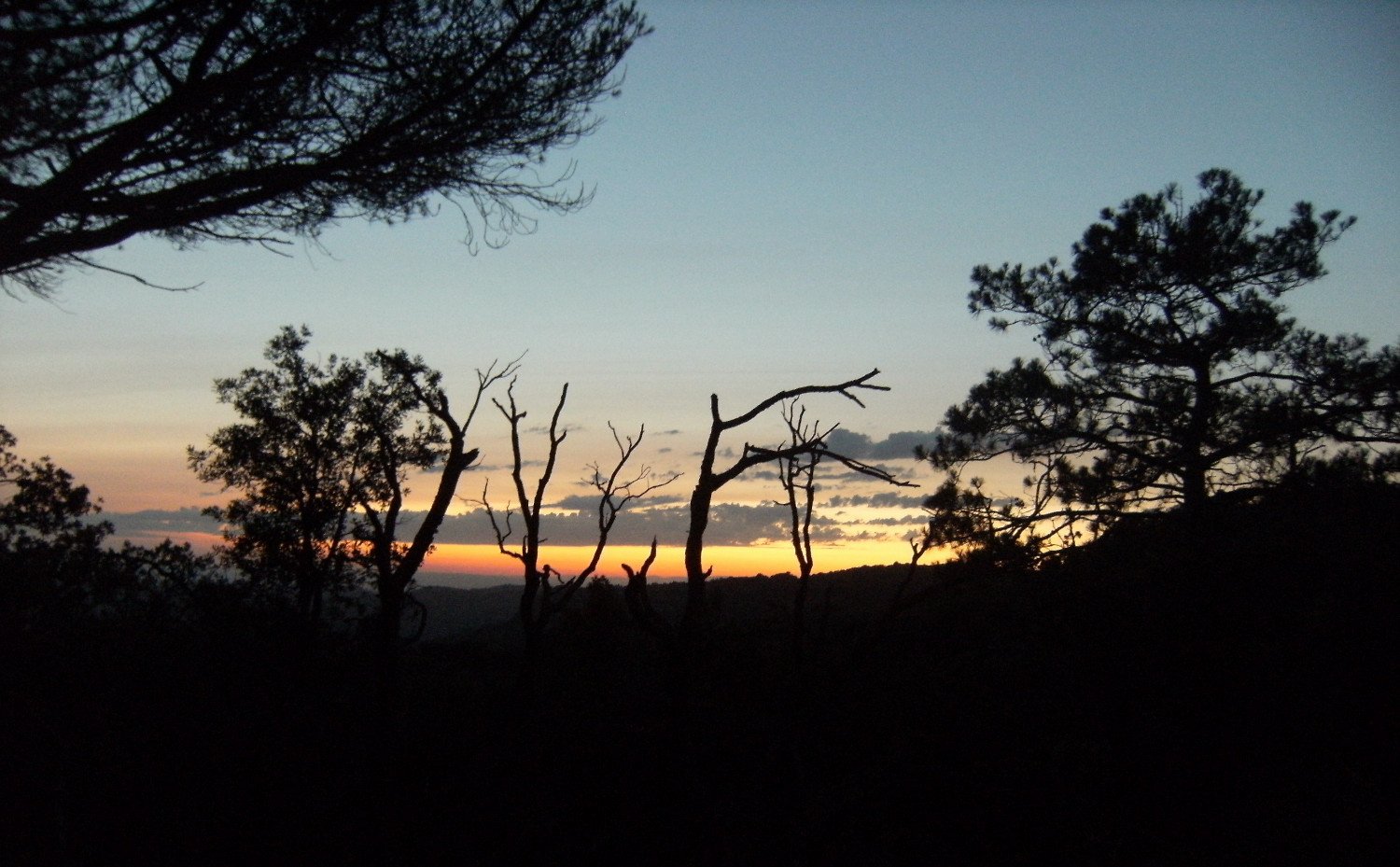 Atardecer.