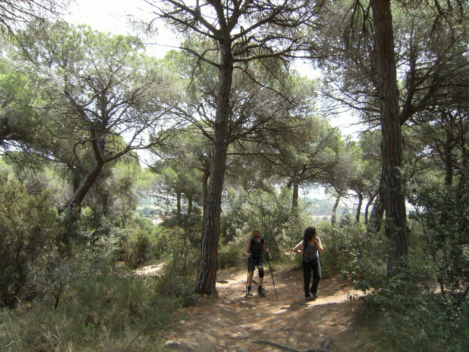 Anna y Fina subiendo al Tur&oacute; d