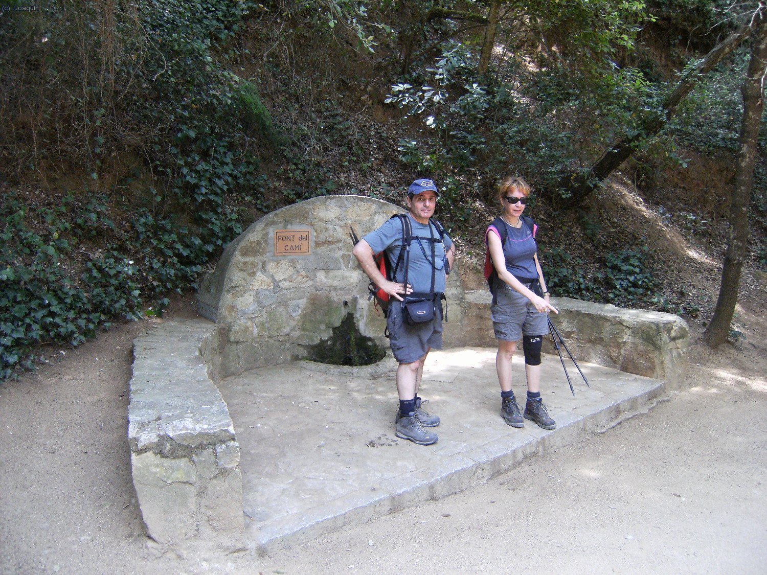 Kike y Anna en la Font del Cam&iacute;