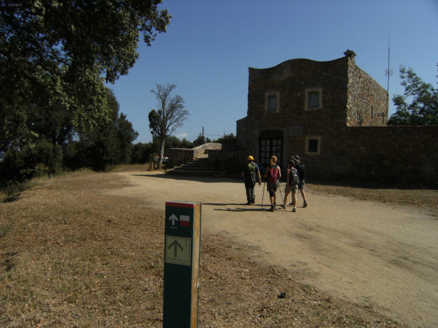 Se&ntilde;al del G.R. en Sant Mateu