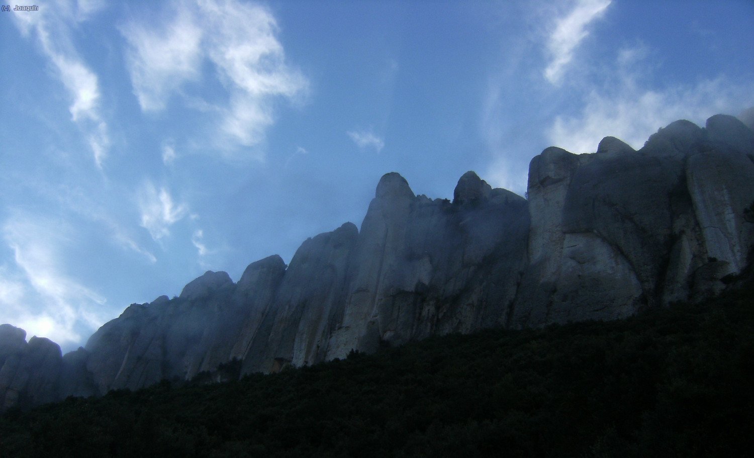 Murall&oacute;n de la vertiente norte de Les Agulles